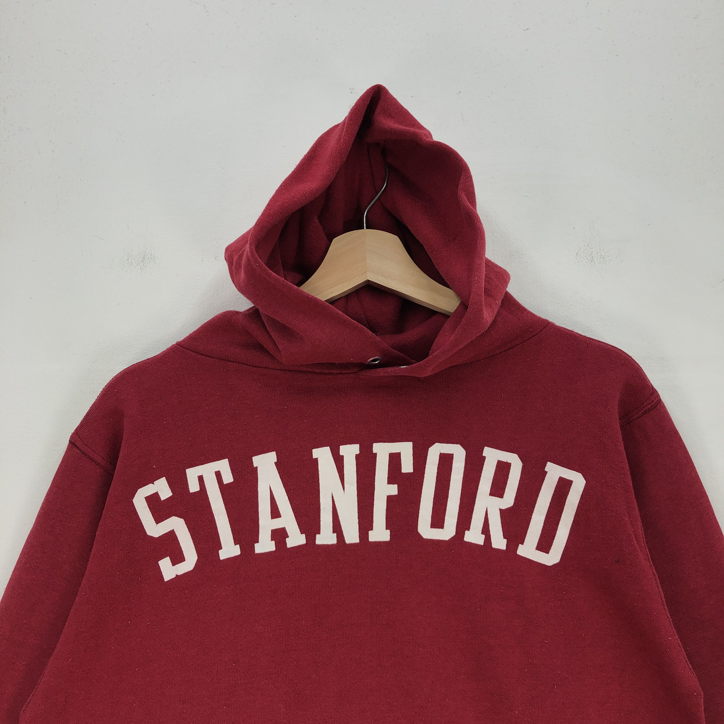 Russell Athletic 80s Stanford Sweater Hoodie Russell Athletic Sweatshirt Size US L / EU 52-54 / 3 - 3 Thumbnail