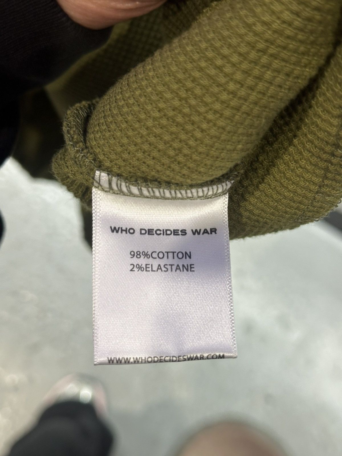 Barriers × Who Decides War War x Barriers NY "Tuskegee" Pullover Hoodie (Olive) Size US XL / EU 56 / 4 - 3 Thumbnail