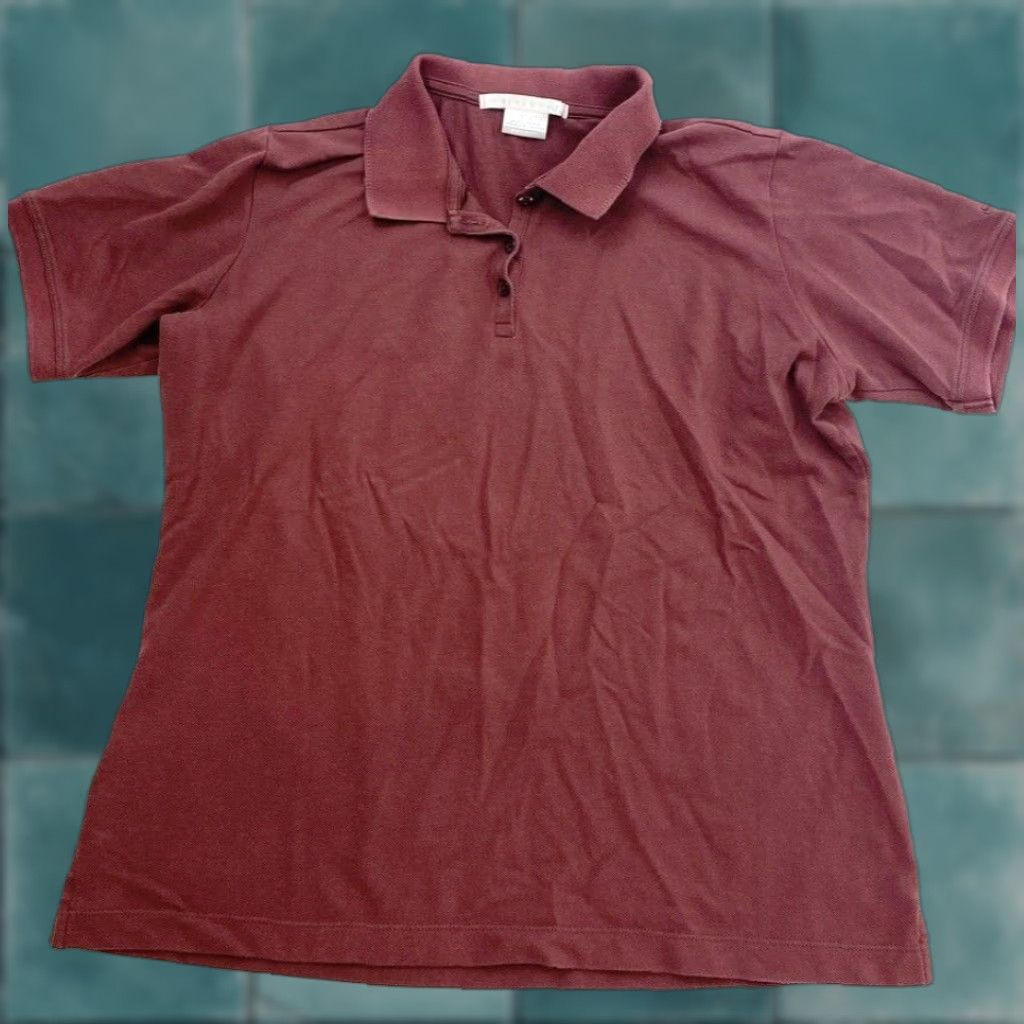 Nike Nike Womens Shirt Polo L Red Dri-Fit Golf Nike Golf Casual Activewear Shirts Mens? Size L / US 10 / IT 46 - 1 Thumbnail