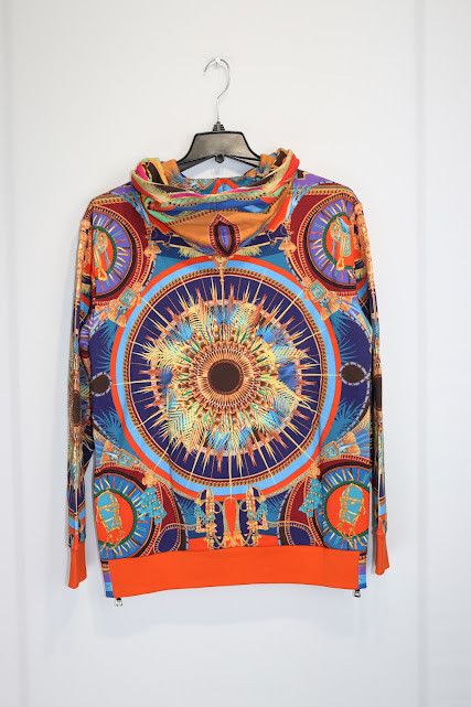 Balmain o1rshd1 Baroque Style Hoodie in Multicolor Size US L / EU 52-54 / 3 - 6 Thumbnail