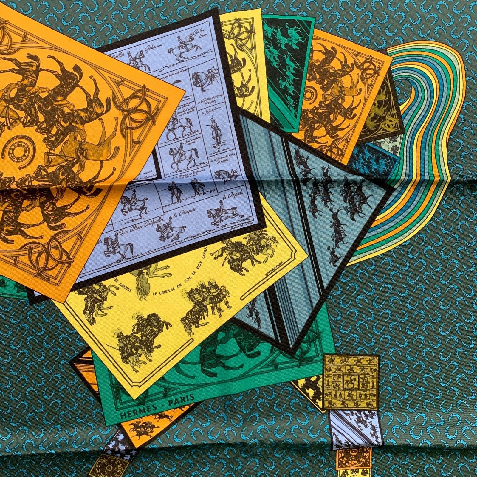 Hermes HERMES Print Silk Scarves & Shawls Size ONE SIZE - 3 Thumbnail