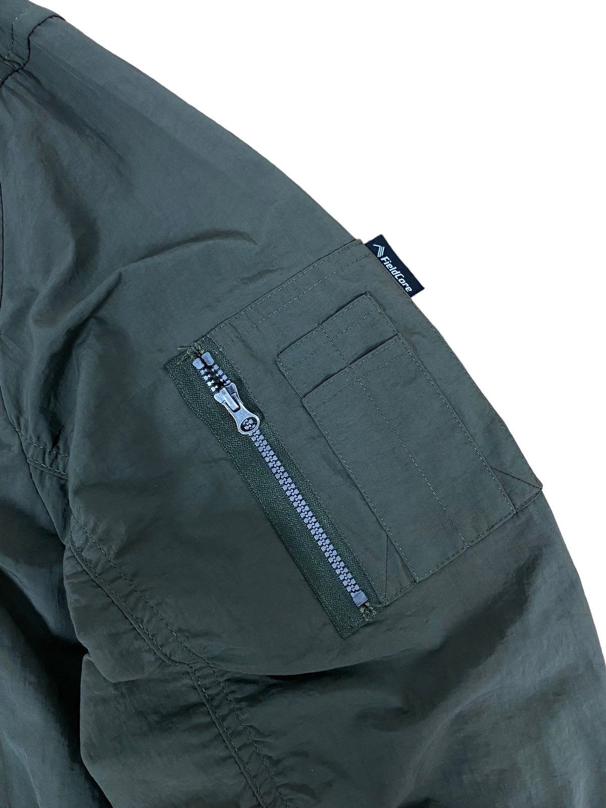 Japanese Brand Rare‼️ Fieldcore Bomber Jacket Olive Green Size US M / EU 48-50 / 2 - 5 Thumbnail
