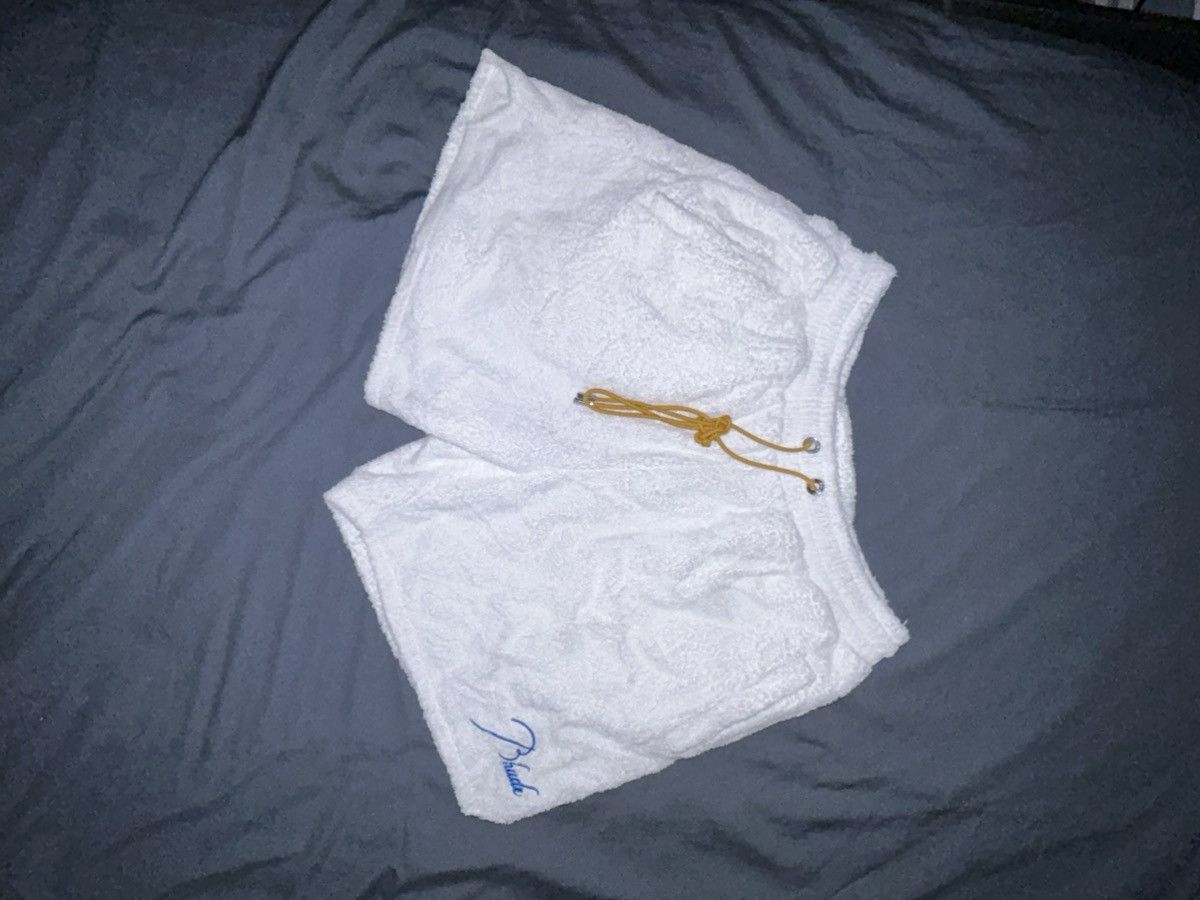 Rhude Rhude White Towel Shorts Size US 32 / EU 48 - 1 Thumbnail