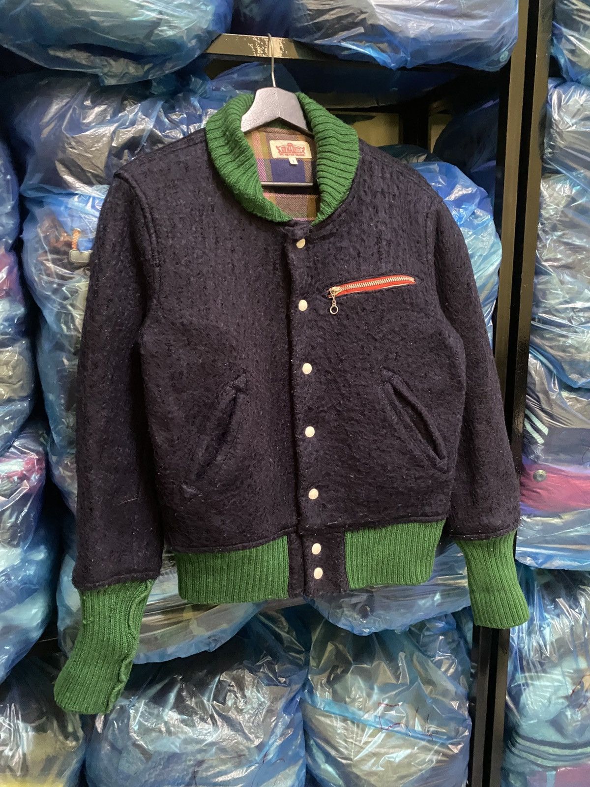 HOLLYWOOD RANCH MARKET VINTAGE 90S HR MARKET MOHAIR VARSITY JACKET MADE IN JAPAN Size US S / EU 44-46 / 1 - 3 Thumbnail