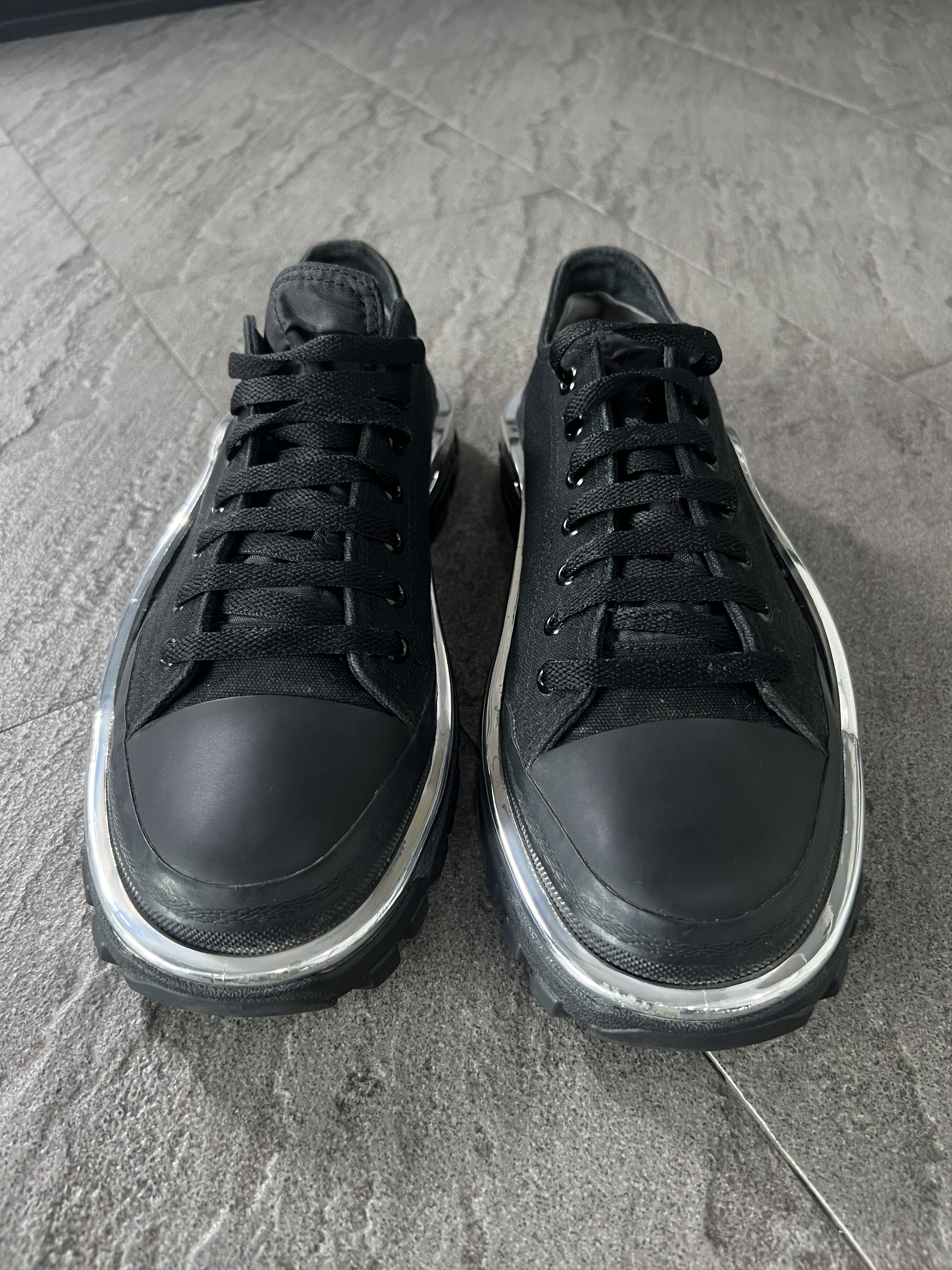Adidas × Raf Simons Raf Simons Adidas Detroit Runner Black US8 EU41 Size US 8 / EU 41 - 4 Thumbnail