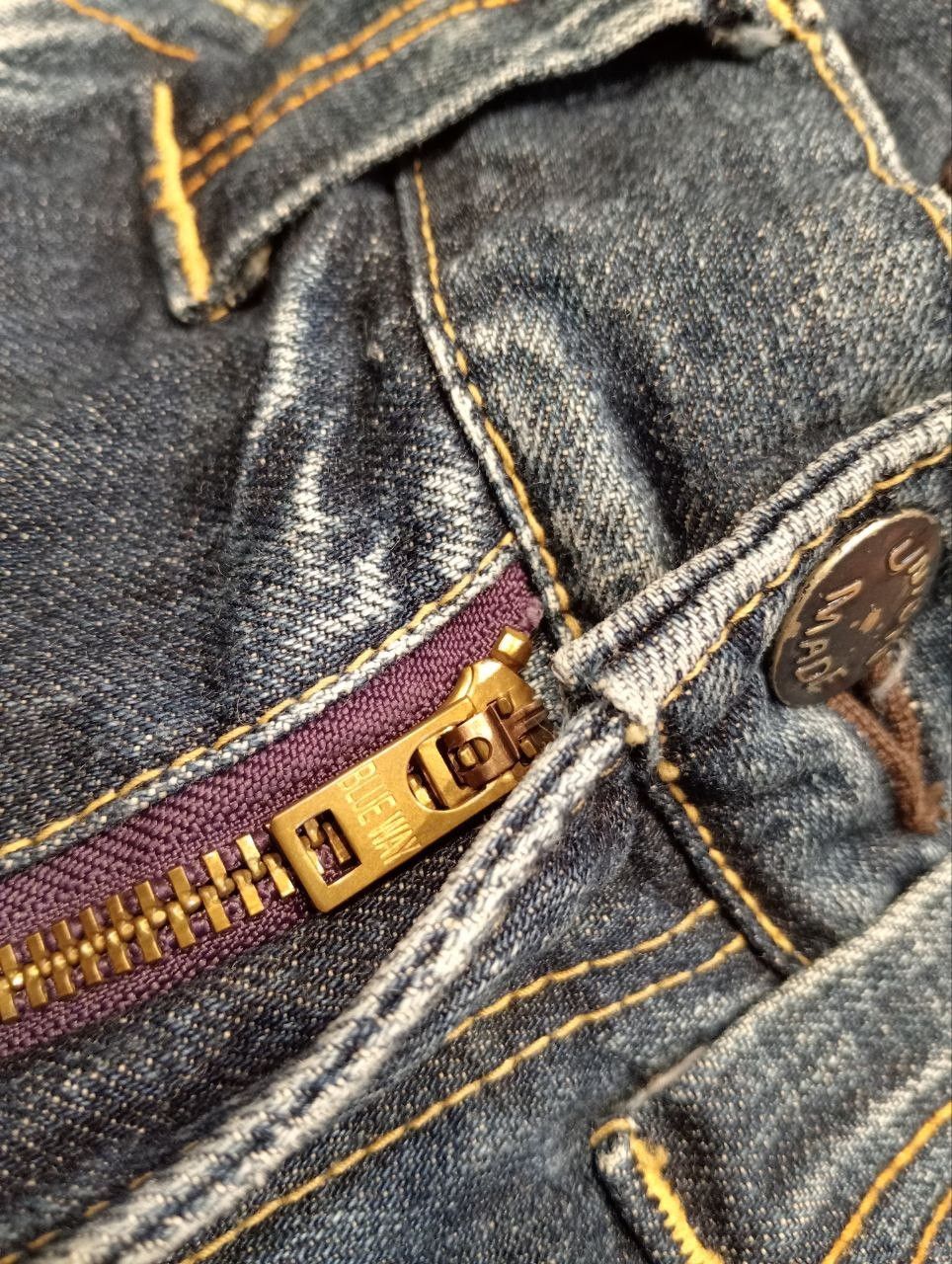 Japanese Brand BLUEWAY JAPAN UNION MADE MODERN VINTAGE WIDE BAGGY DENIM Size US 30 / EU 46 - 8 Thumbnail