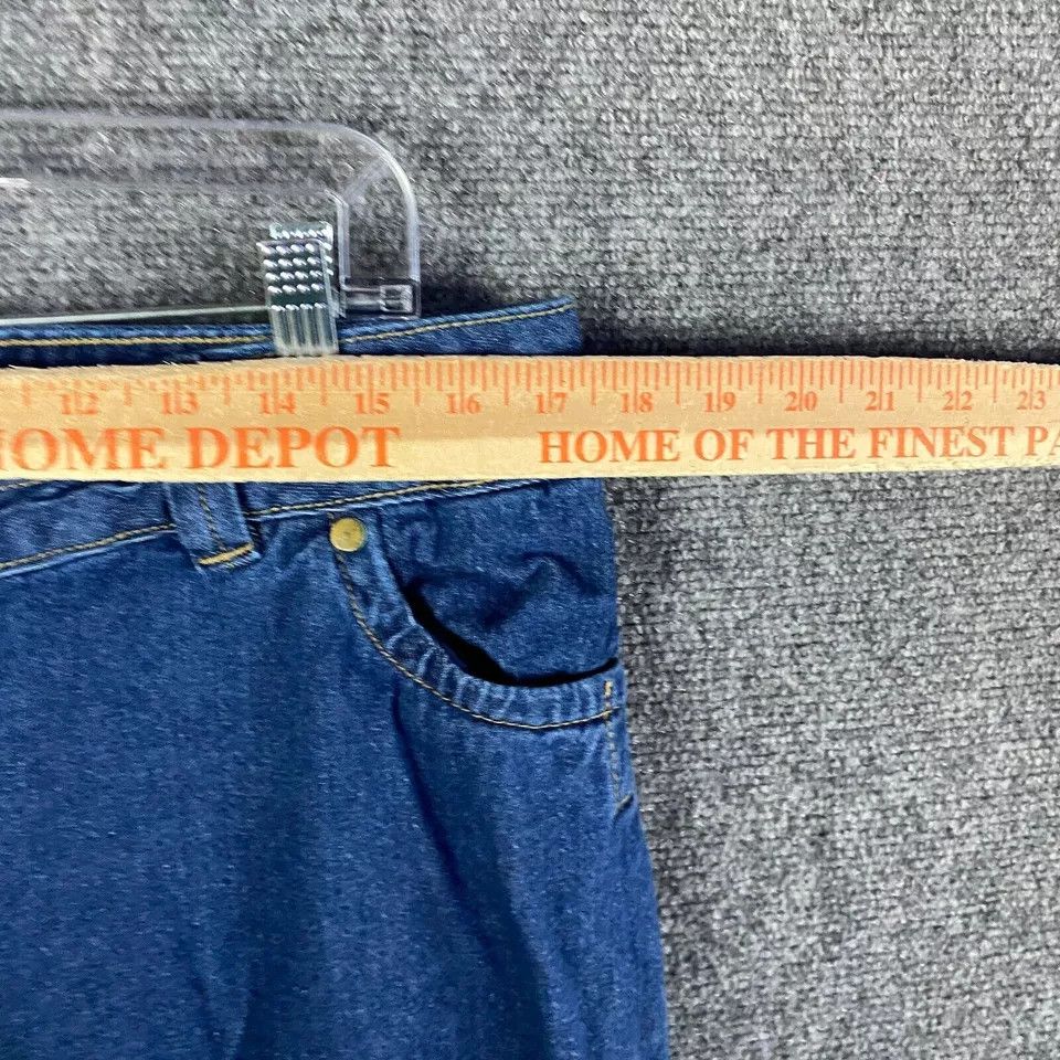 Other Woman Within Jeans Women's 14W Plus Straight Leg 100% Cotton Size 36" / US 14 / IT 50 - 3 Thumbnail