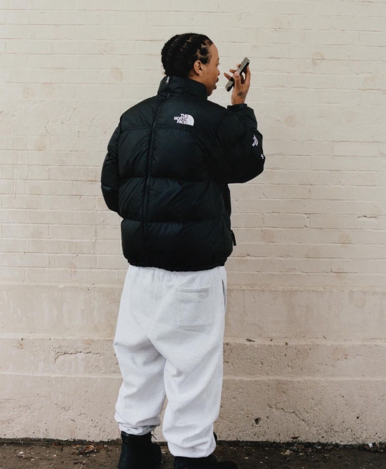 Supreme × The North Face SUPREME x THE NORTH FACE SPLIT NUPTSE JACKET (L) Size US L / EU 52-54 / 3 - 18 Thumbnail