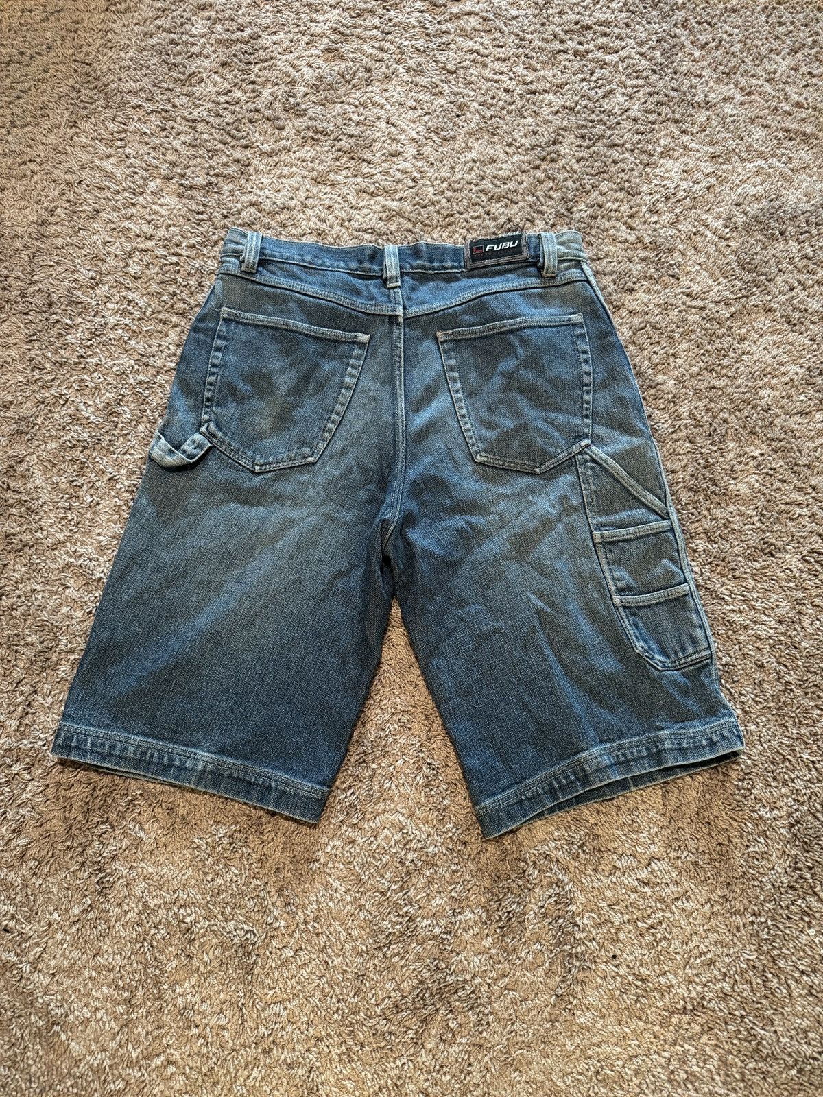 Fubu FUBU navy blue denim jorts Size US 36 / EU 52 - 5 Thumbnail