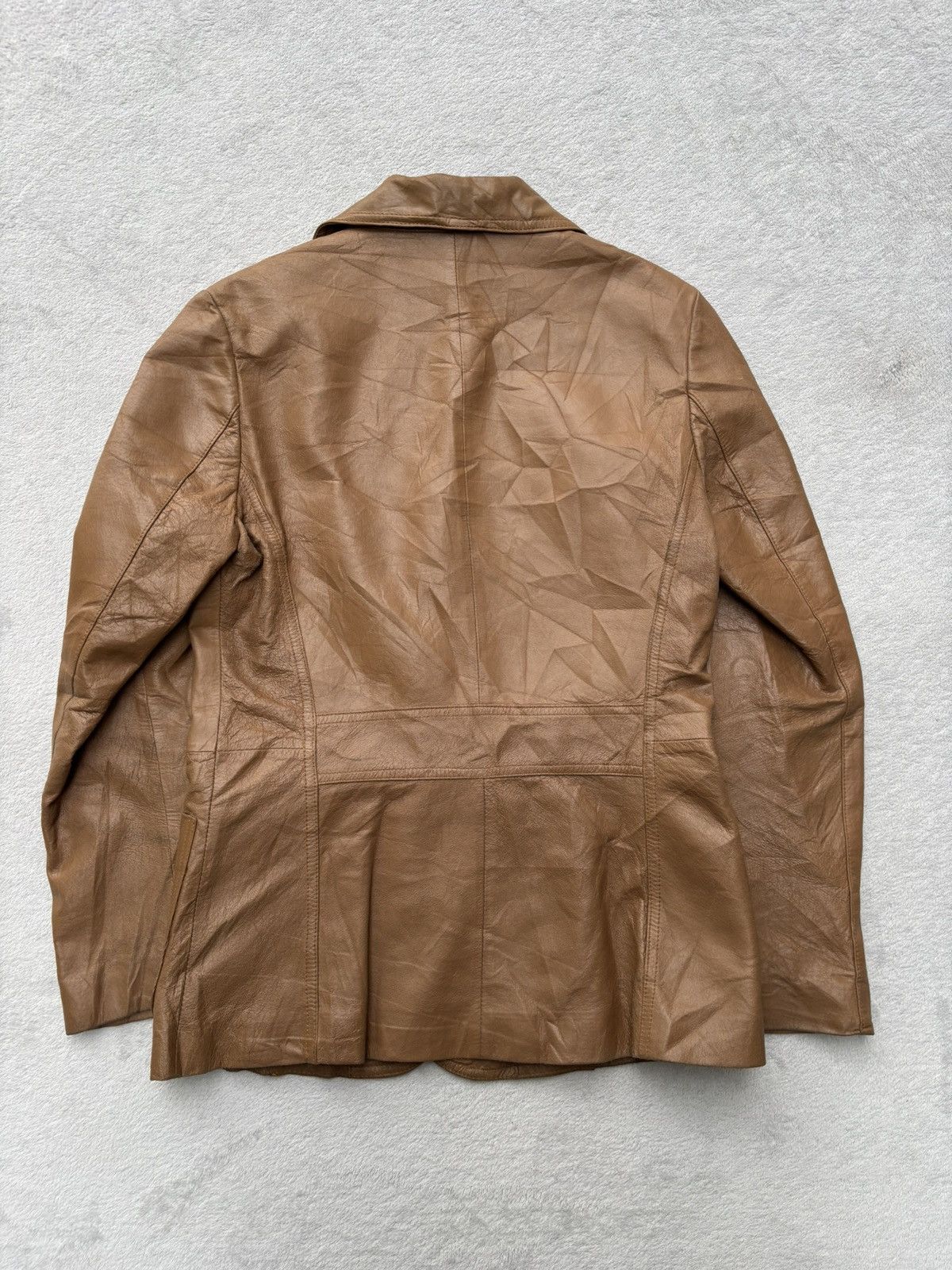 Yohji Yamamoto Ined by Yohji Yamamoto Leather Jacket Size S / US 4 / IT 40 - 6 Thumbnail
