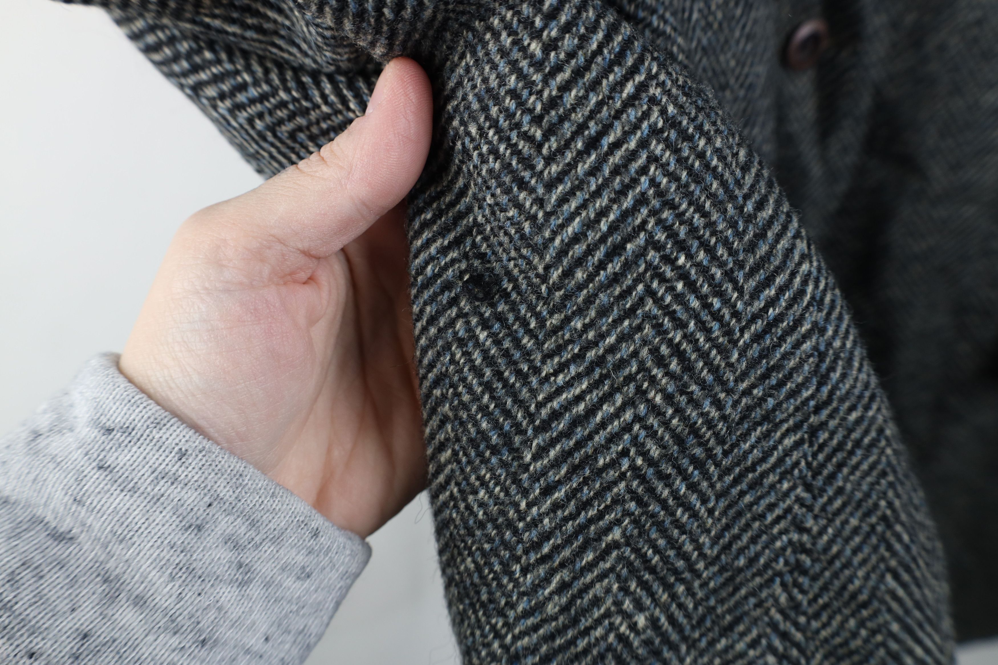 Vintage Vintage 70s Streetwear Tweed Herringbone Blazer Jacket USA Size US XL / EU 56 / 4 - 8 Thumbnail