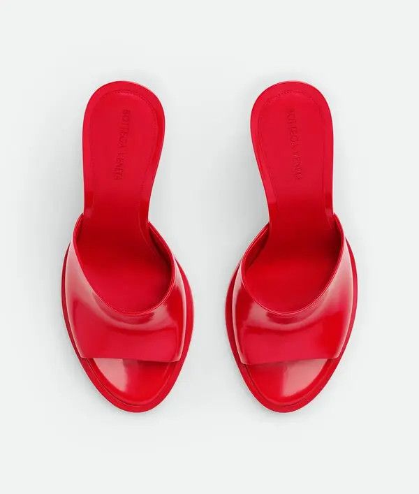 Bottega Veneta o1n1vont1225 Cha-Cha Mules in Red Size US 6 / IT 36 - 4 Thumbnail