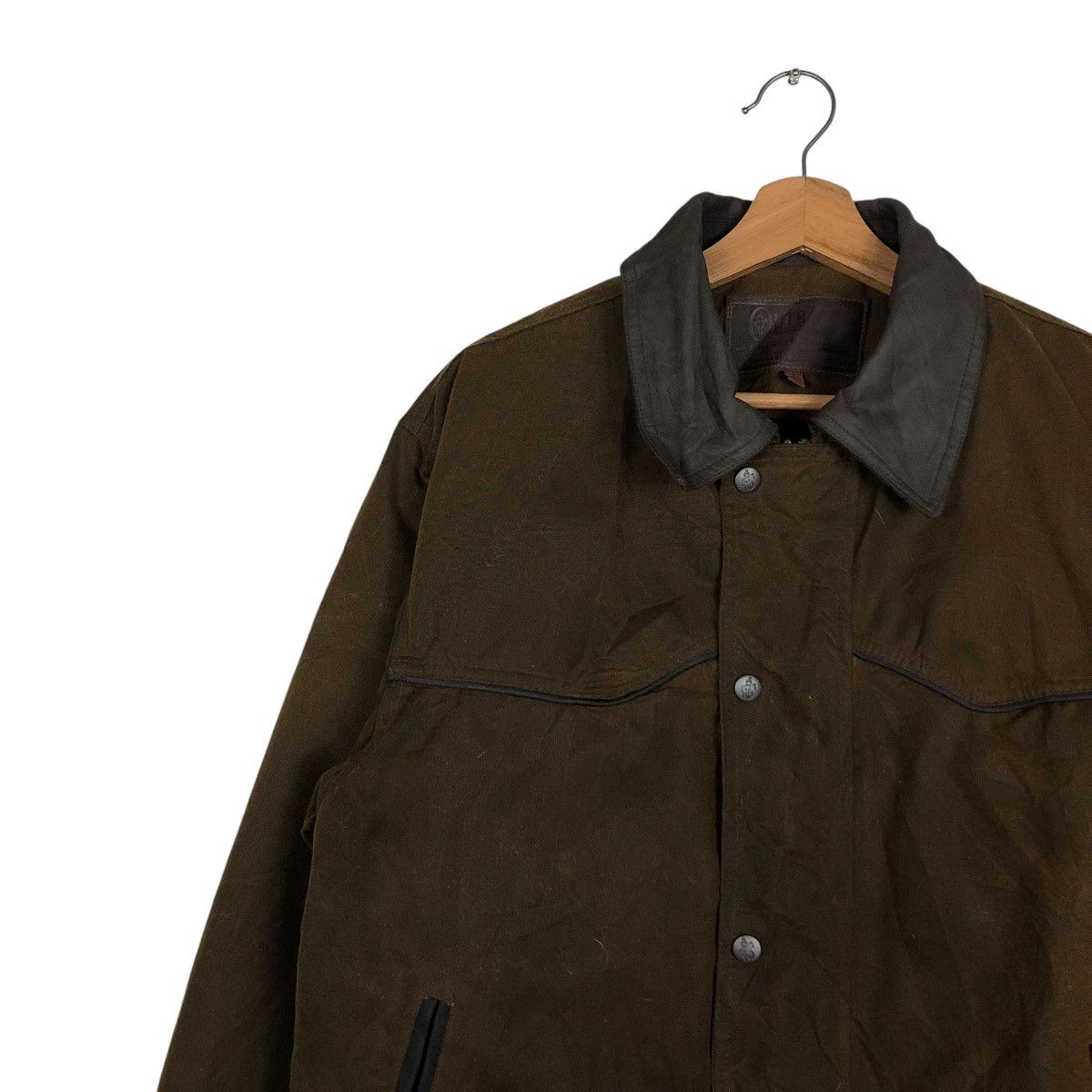 Vintage 🔥VINTAGE WAX JACKET HUNTING SURVIVAL MULTI POCKET UTBACK Size US M / EU 48-50 / 2 - 9 Thumbnail