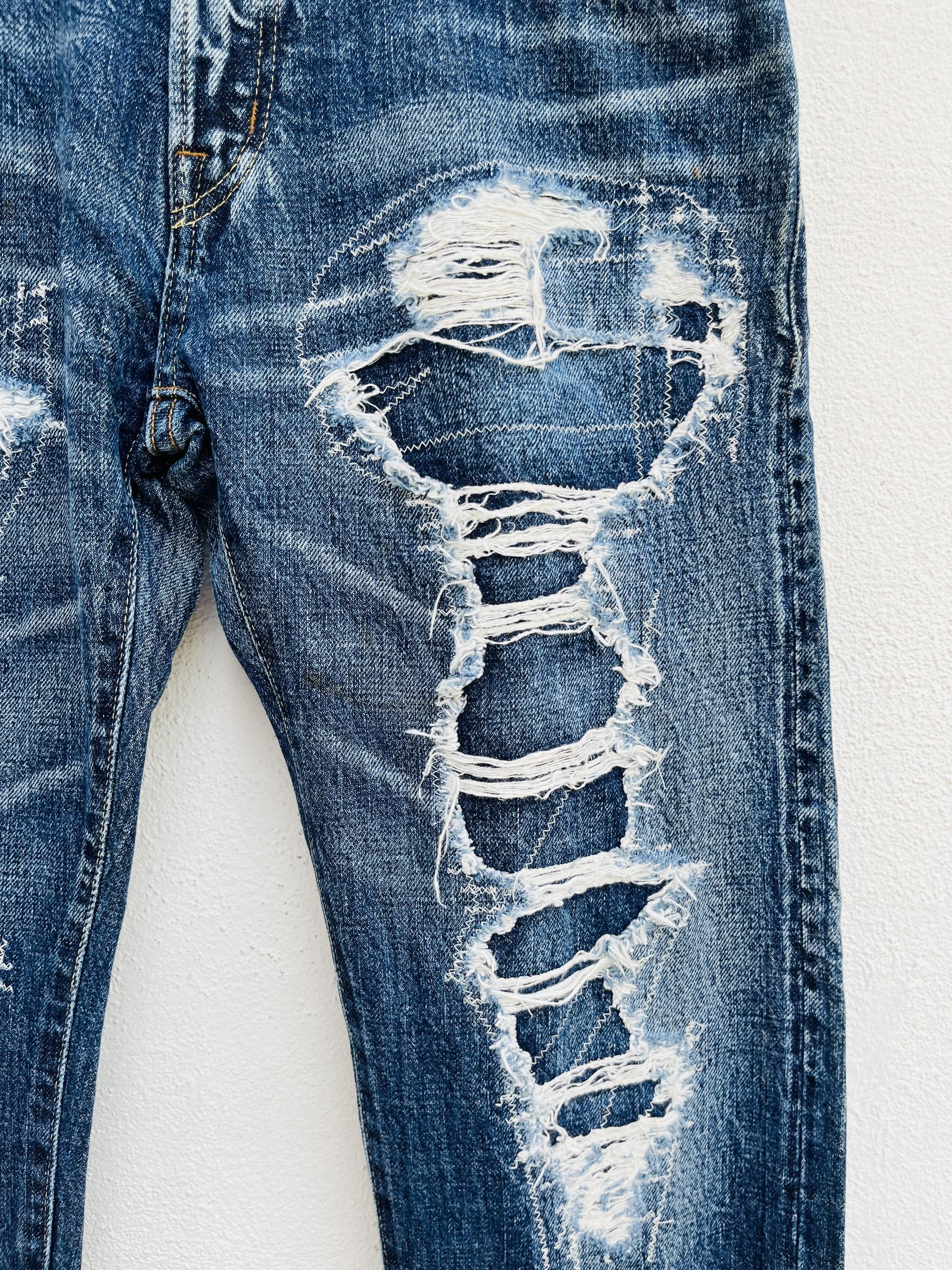 Japanese Brand × Vintage Vintage Denim & Dungaree Japanese Designer Style Size US 30 / EU 46 - 6 Thumbnail