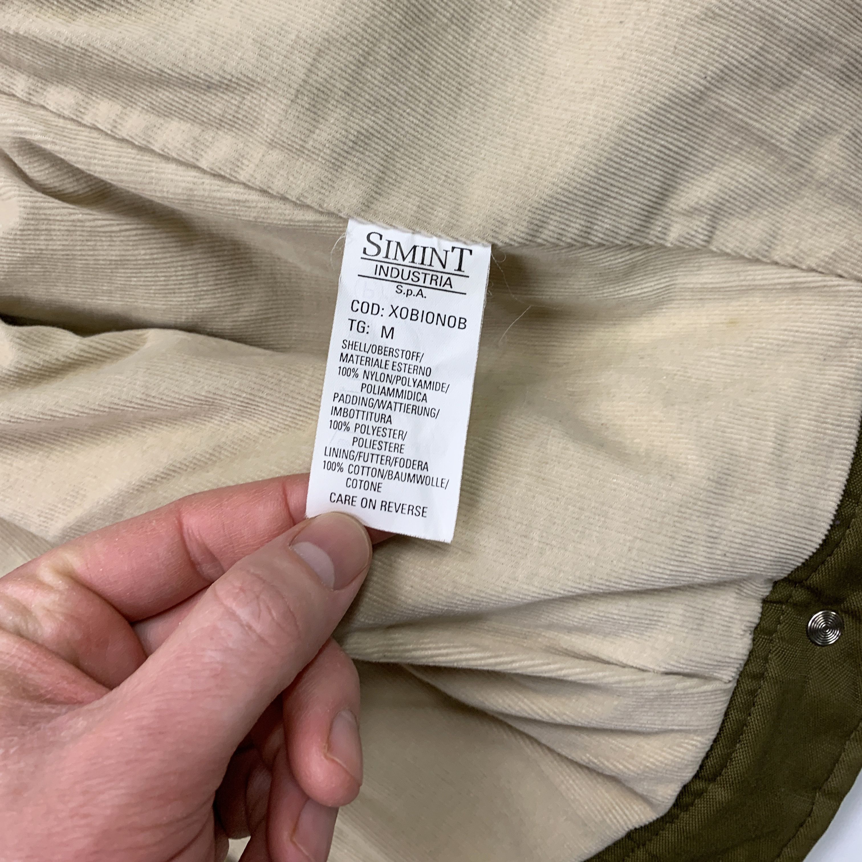 Armani 90s Quilted Nylon Trucker Jacket Size US M / EU 48-50 / 2 - 8 Thumbnail