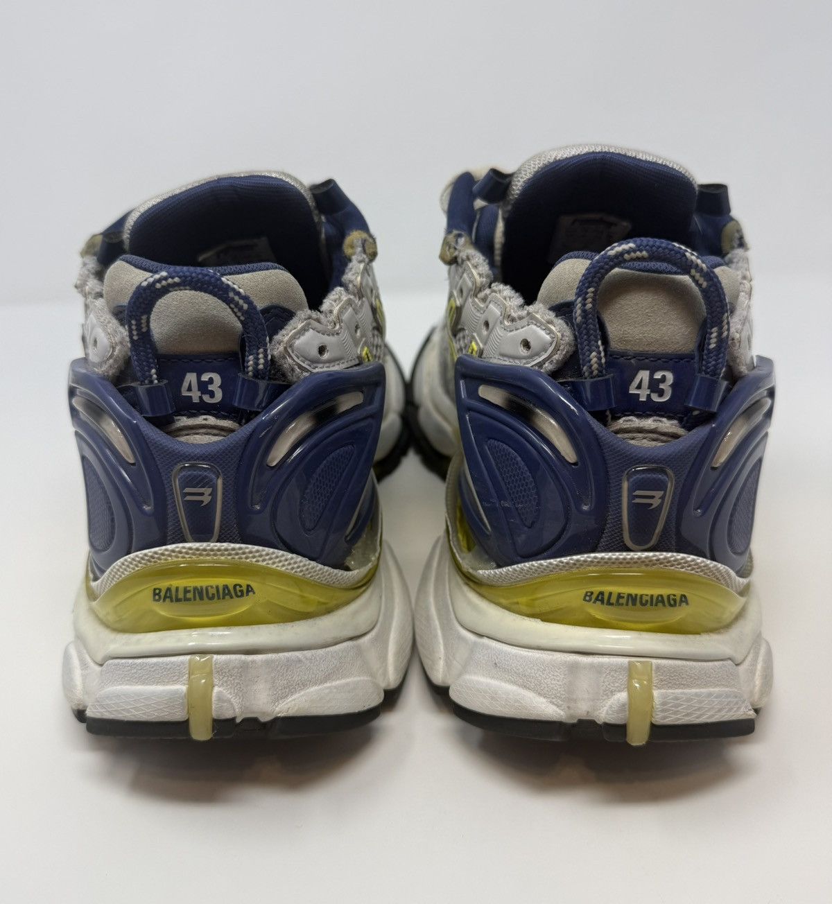 Balenciaga Balenciaga Runner Sneaker Blue/Yellow Size US 10 / EU 43 - 5 Thumbnail