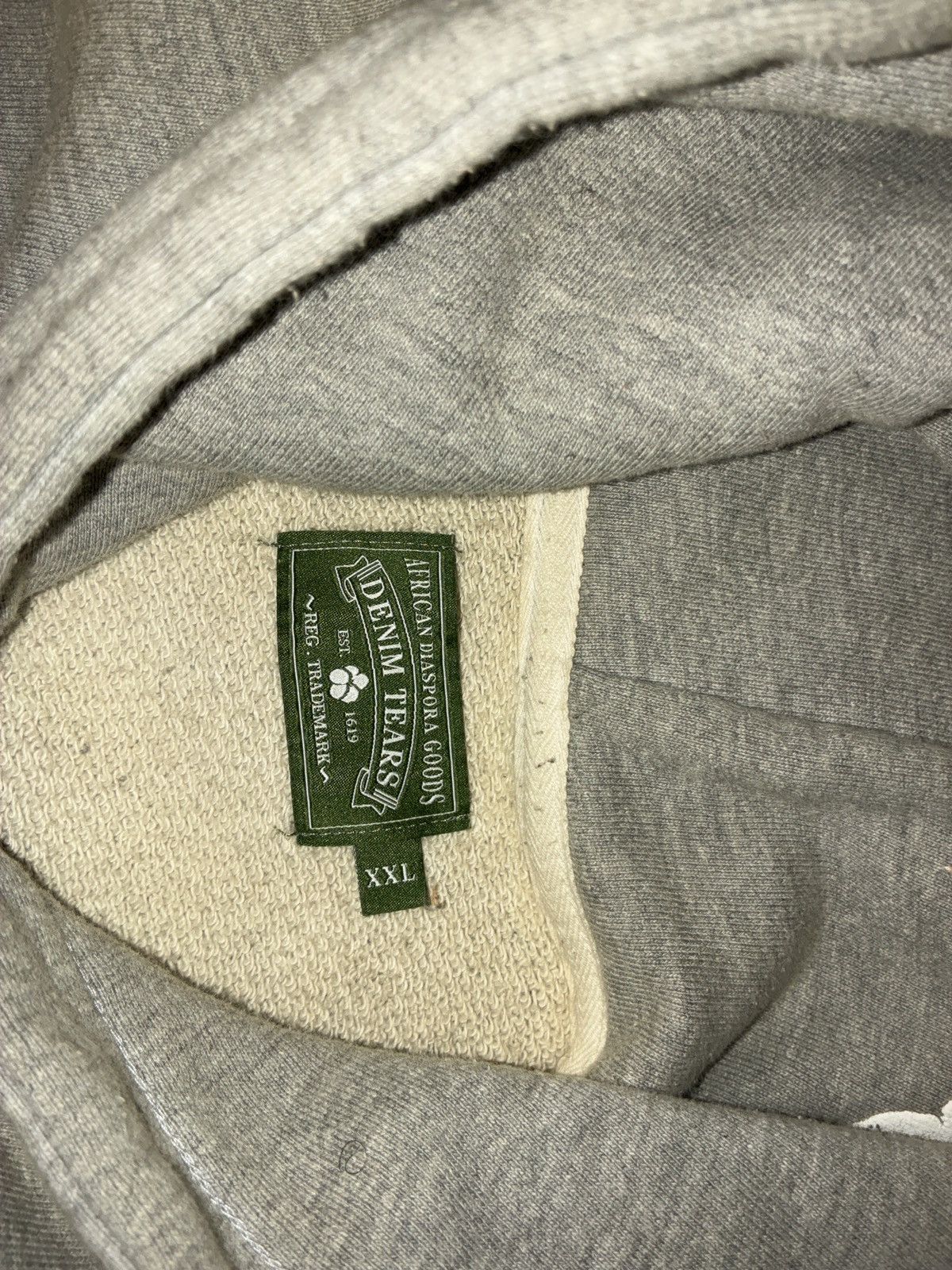 DENIM TEARS Grey denim tears hoodie Size US XXL / EU 58 / 5 - 3 Thumbnail