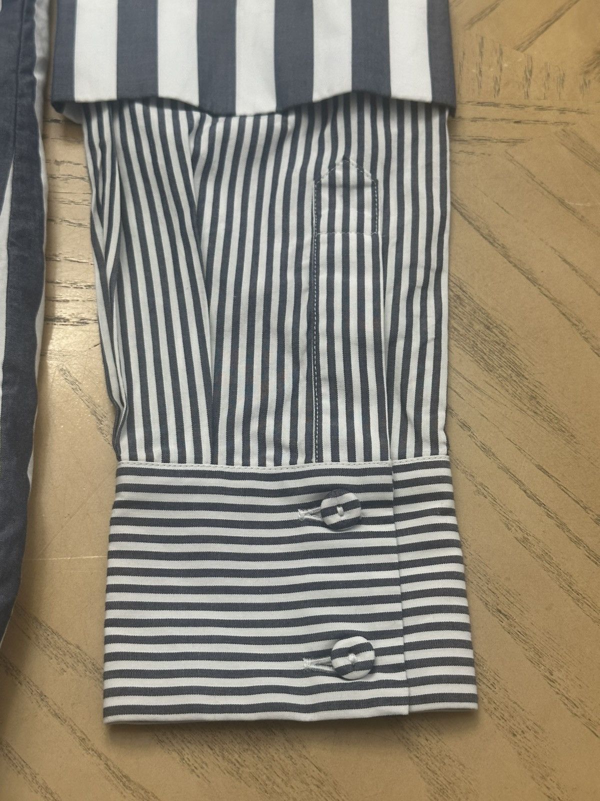Piazza Sempione PIAZZA SEMPIONE Striped Shirt Blue and white Size M / US 6-8 / IT 42-44 - 7 Thumbnail