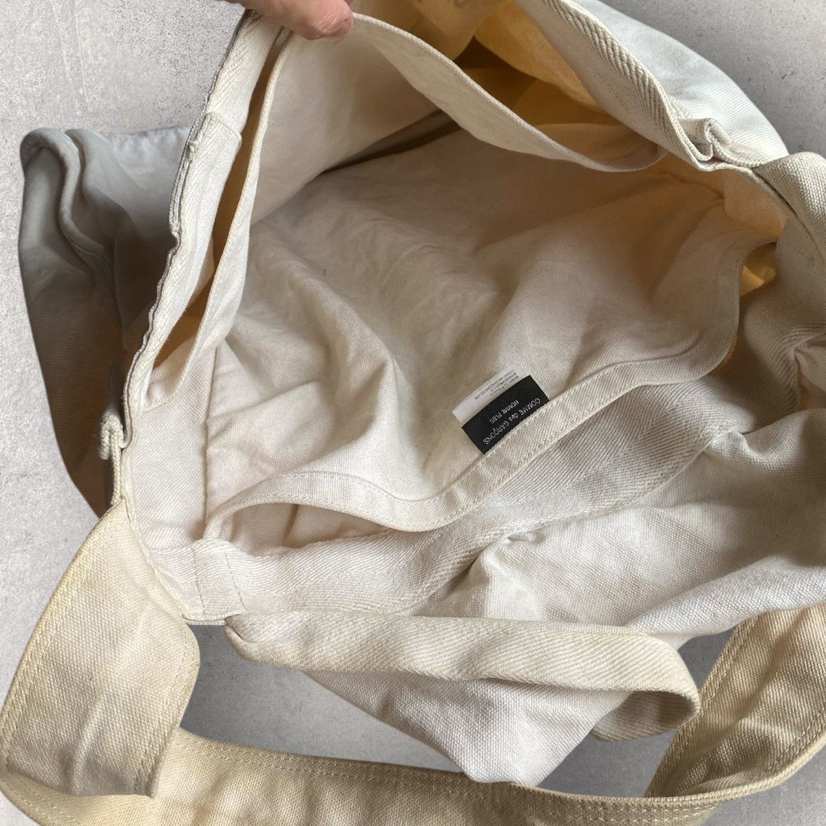 Comme des Garcons Homme Plus CDGHP Canvas Oversize Crossbody Bag Size ONE SIZE - 6 Thumbnail
