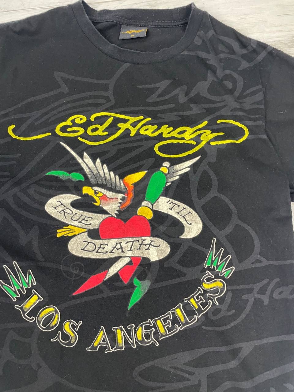 Ed Hardy Ed Hardy Los Angeles T-Shirt Eagle Heart Tatto Death Size US M / EU 48-50 / 2 - 7 Thumbnail