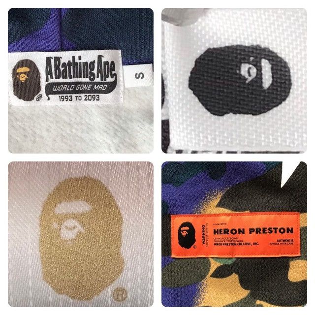 Bape × Heron Preston HERON PRESTON × BAPE CAMO Shark Full Zip Hoodie BAPE STA Size US S / EU 44-46 / 1 - 8 Thumbnail