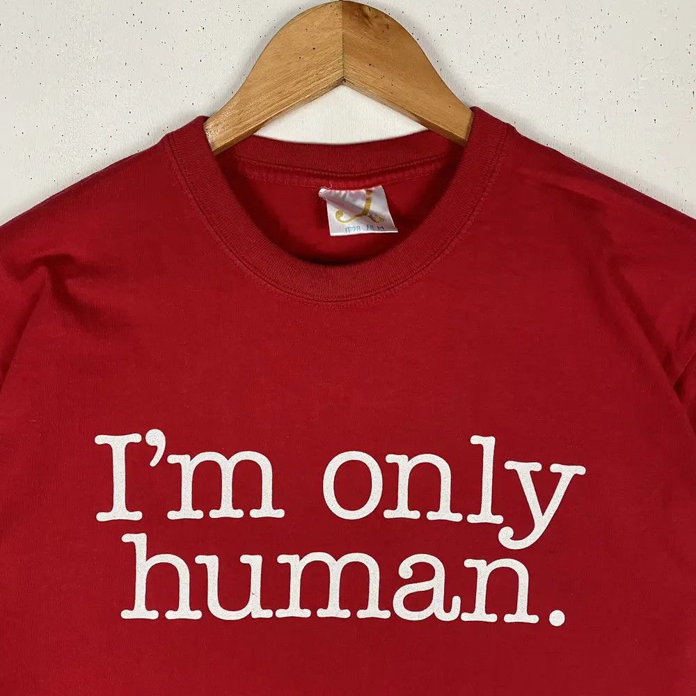 Vintage DARWIN AWARDS "I'm Only Human. You've Been Warned" Funny Tee Size US M / EU 48-50 / 2 - 3 Thumbnail
