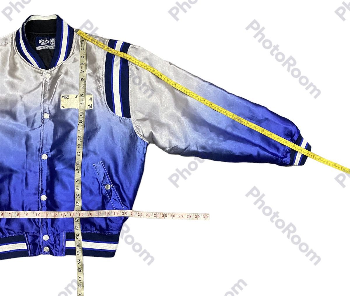 Vintage Reversible Suntory Boss Coffee Bomber Jacket Size US M / EU 48-50 / 2 - 6 Thumbnail