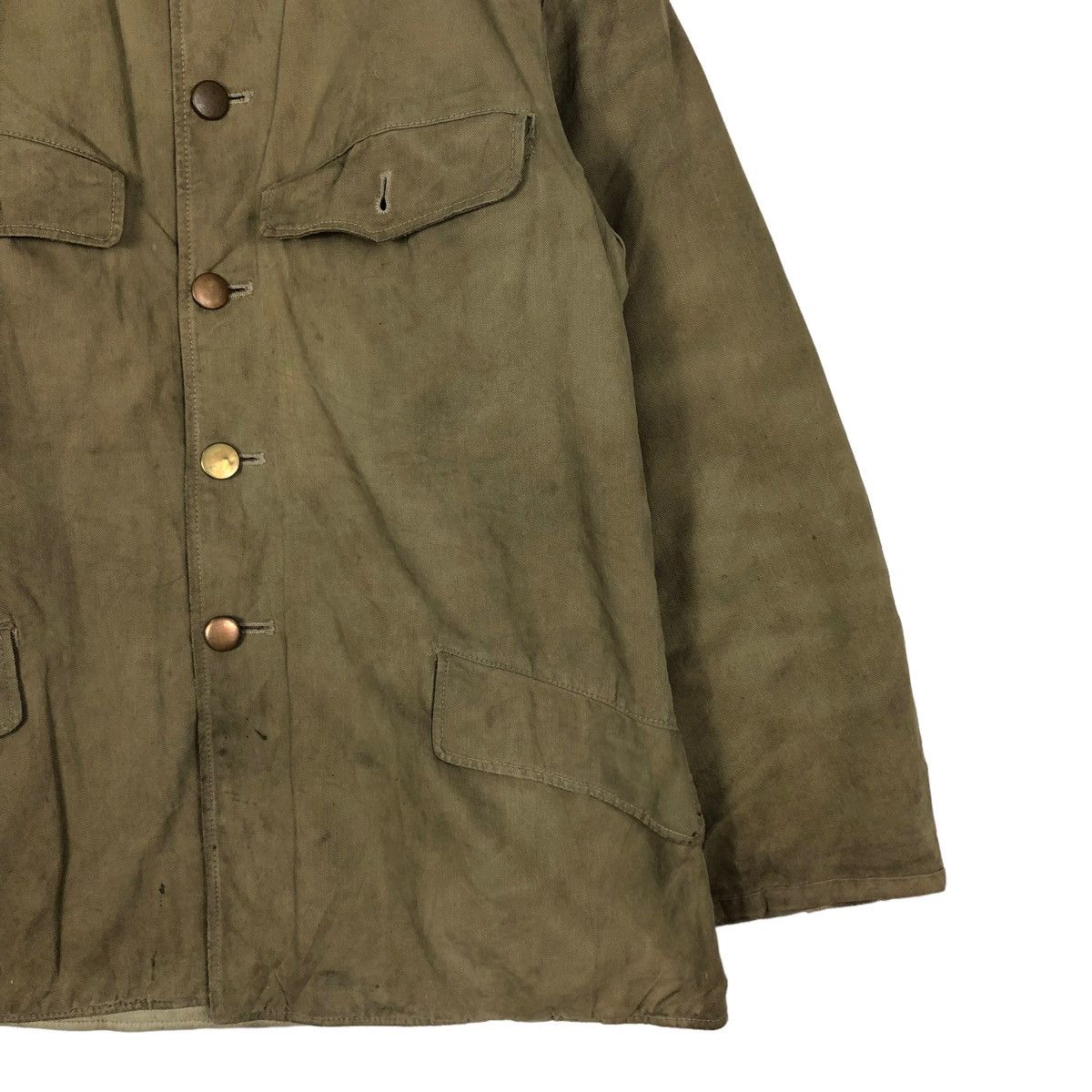 Vintage 🔥TRUE VINTAGE 1940’s CHORE MILITARY JACKET MULTI POCKET Size US M / EU 48-50 / 2 - 7 Thumbnail