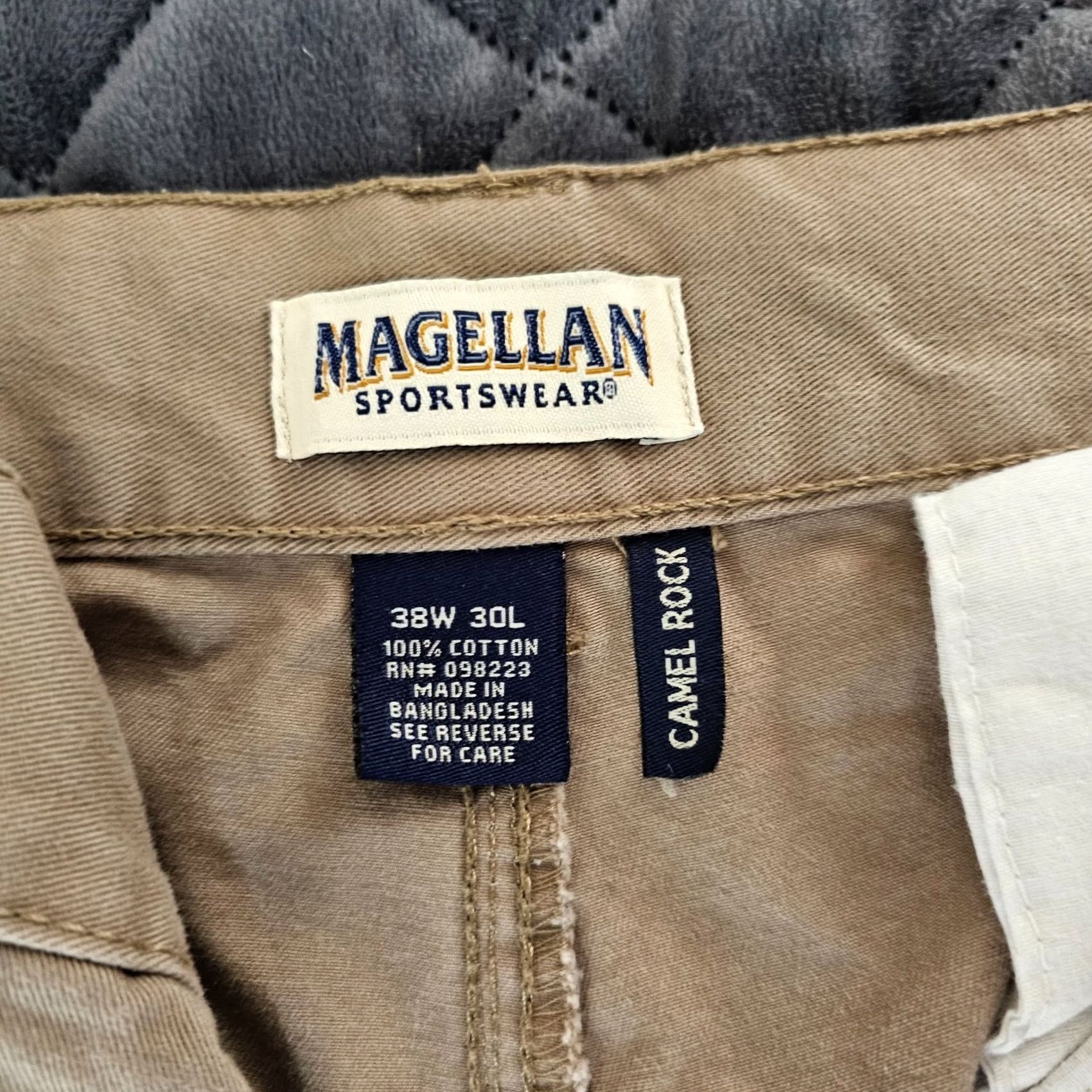 Vintage Magellan Men Cargo Pants Brown Regular Size 38x30 Outdoor Rock 89% Nylon 11% Spandex Bleboard? Size US 35 - 3 Thumbnail