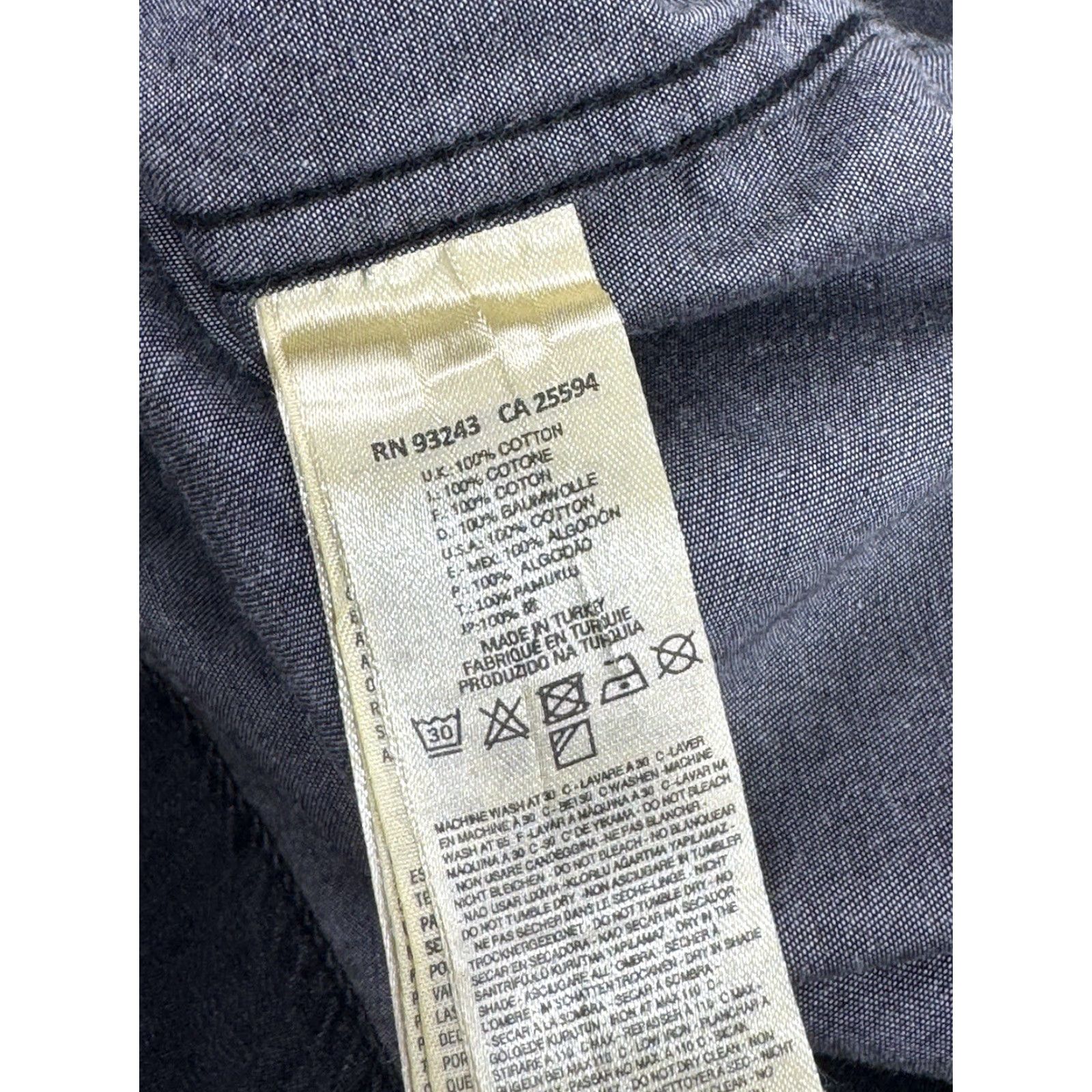 Diesel Diesel Industries - Snap Western Mens Medium / Fitted Large Shirt Size US L / EU 52-54 / 3 - 6 Thumbnail