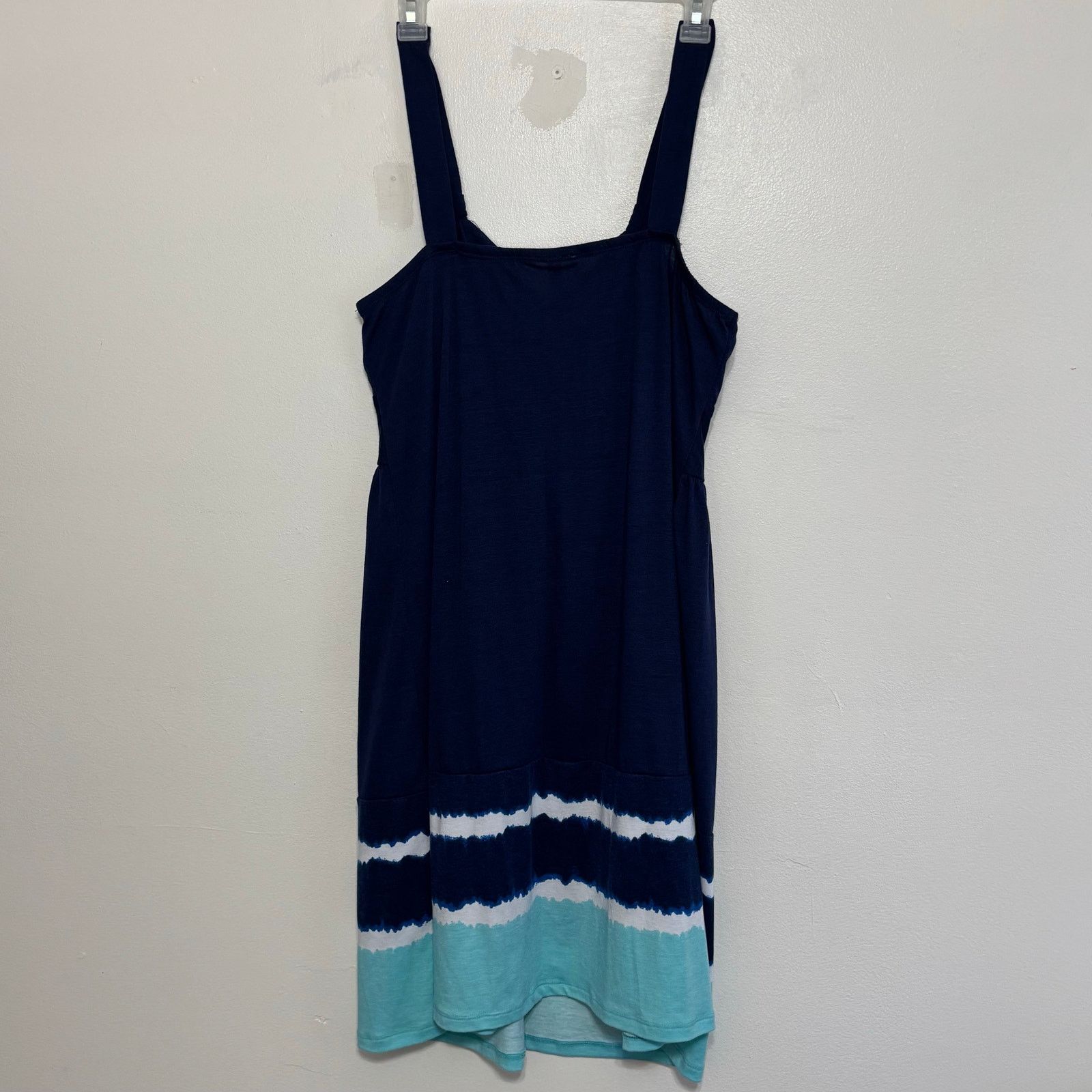 Other 1775 Blue Tie Dye Sundress Lightweight Summer Dress Size XL Size XL / US 12-14 / IT 48-50 - 2 Thumbnail