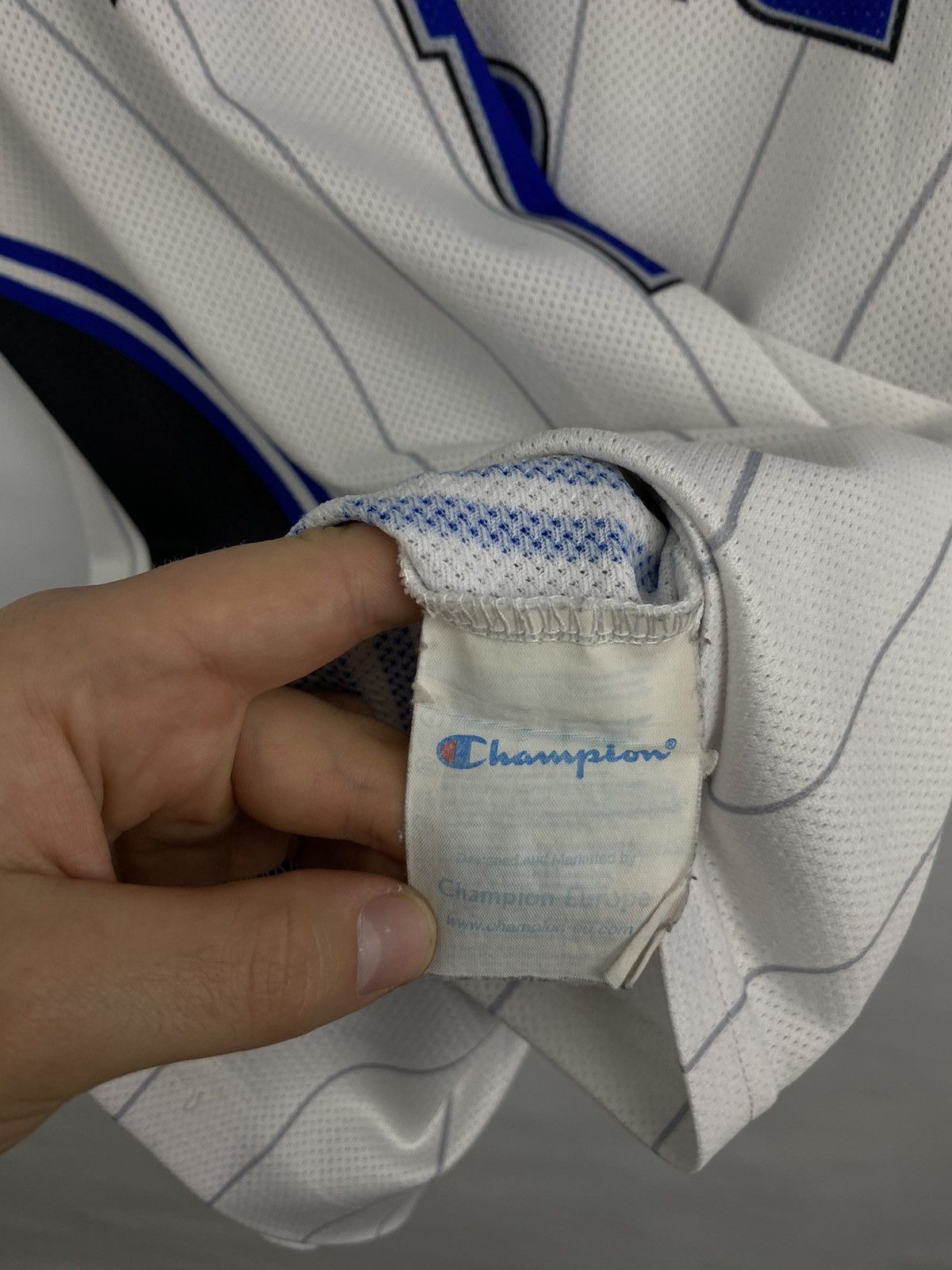 Champion 🇺🇸 Vintage Champion Orlando Magic Howard 12 jersey shirt NBA Size US M / EU 48-50 / 2 - 8 Thumbnail