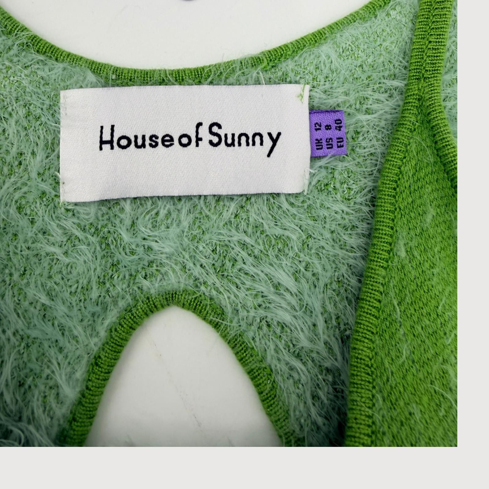 House of Sunny House of Sunny Galaxy Hockney Dress Green Midi 8 Y2K Size M / US 6-8 / IT 42-44 - 5 Thumbnail