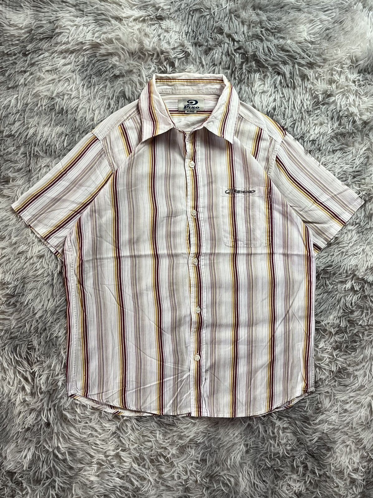 Other Vintage Piko Button Shirt Size US XL / EU 56 / 4 - 3 Thumbnail
