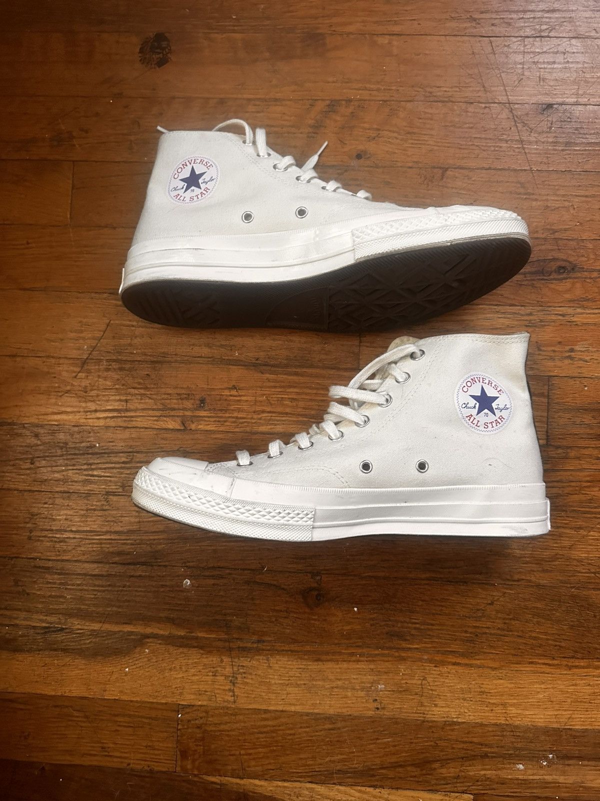 Comme des Garcons PLAY × Converse Comme des Garcons Play x converse chunk 70 high Size US 10 / EU 43 - 2 Thumbnail