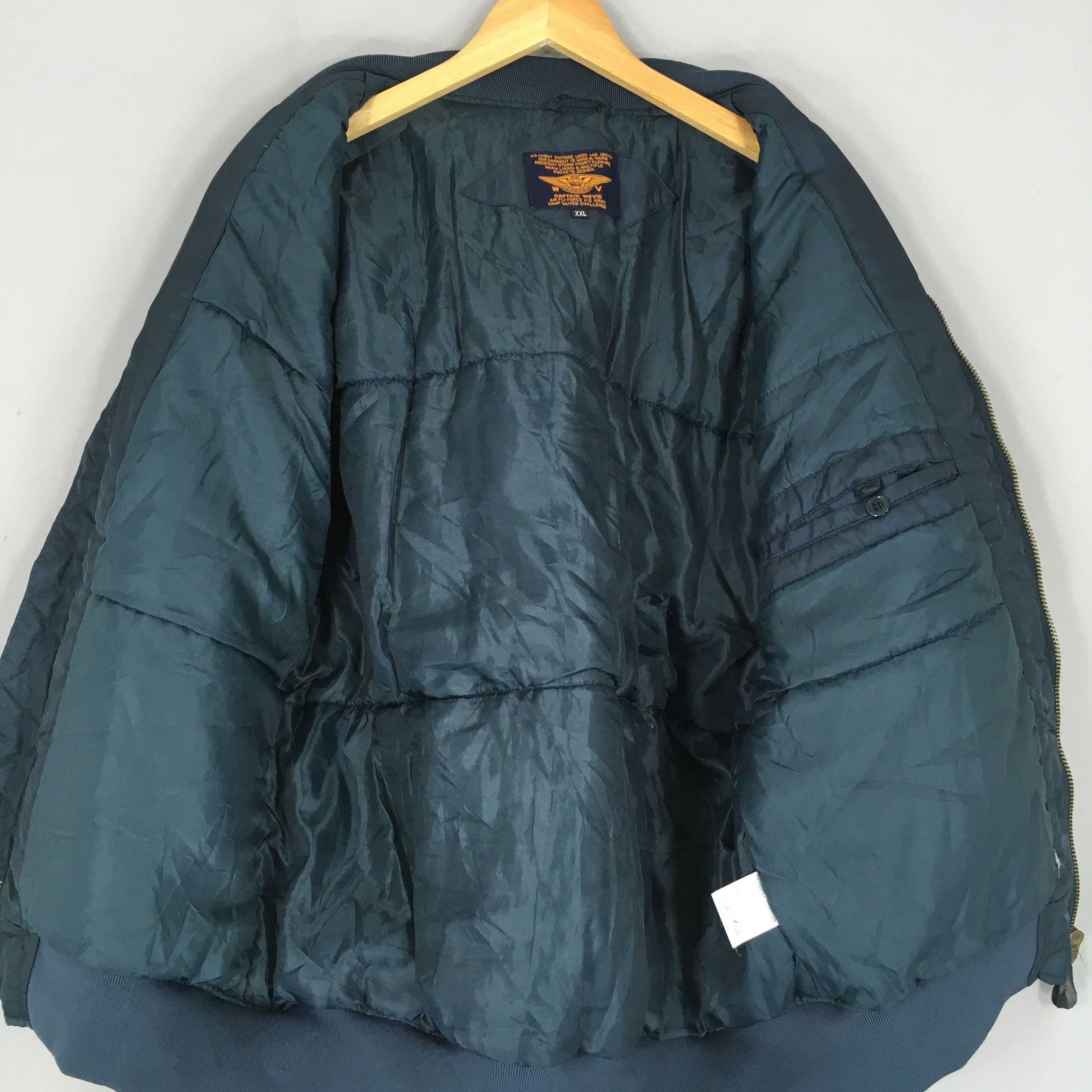 Japanese Brand × Vintage Vintage US Air Force MA-1 Bomber Flight Jacket XXLarge Size US XXL / EU 58 / 5 - 9 Thumbnail
