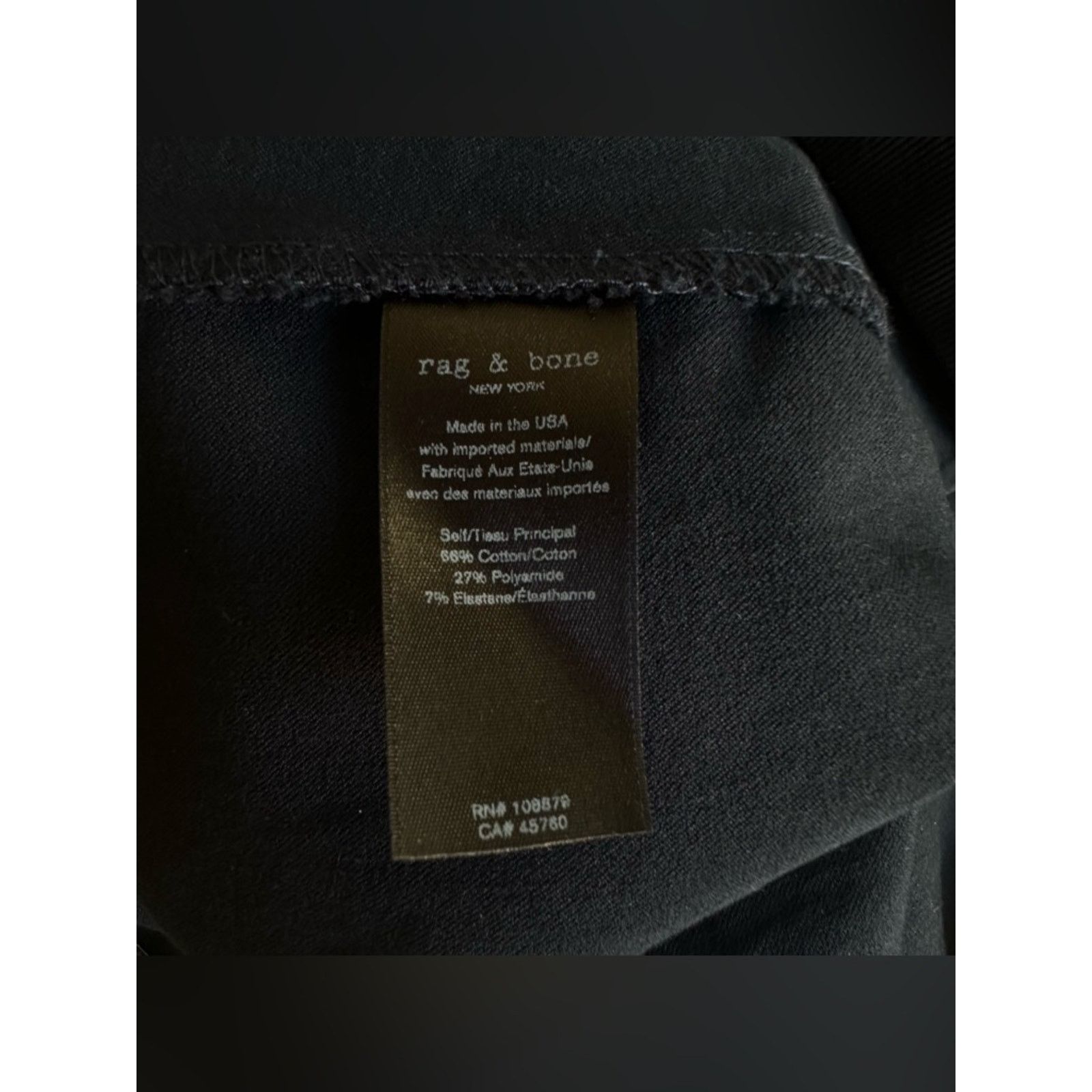 Rag & Bone Rag & Bone Navy Simone Skinny Pant Size 28" / US 6 / IT 42 - 8 Thumbnail