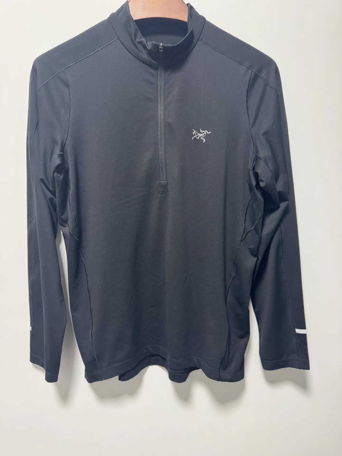 Arc'teryx Black Half-Zip Long Sleeve Shirt Size US S / EU 44-46 / 1 - 1 Thumbnail
