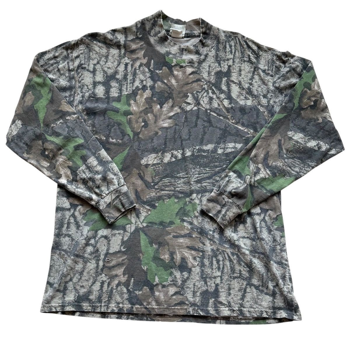 Vintage vintage camo jerzees outdoor longsleeve shirt Size US L / EU 52-54 / 3 - 1 Thumbnail