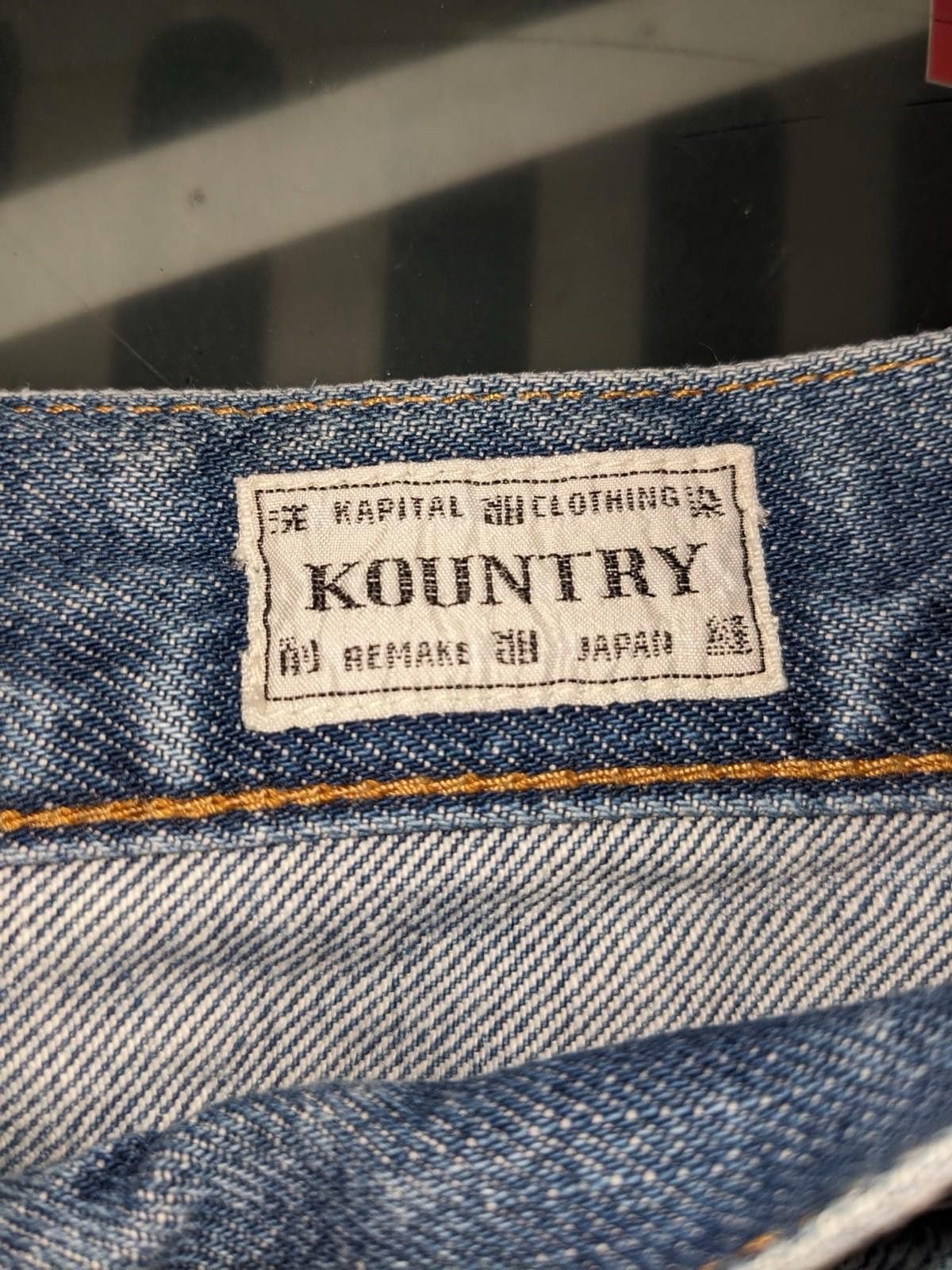Kapital Kapital Okabilly Gypsy Patch Remake Denim Indigo Pant 32 Size US 32 / EU 48 - 6 Thumbnail