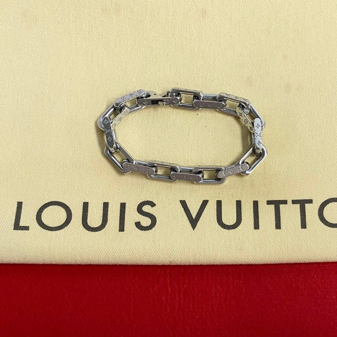Louis Vuitton Bracelet Silver Metal
