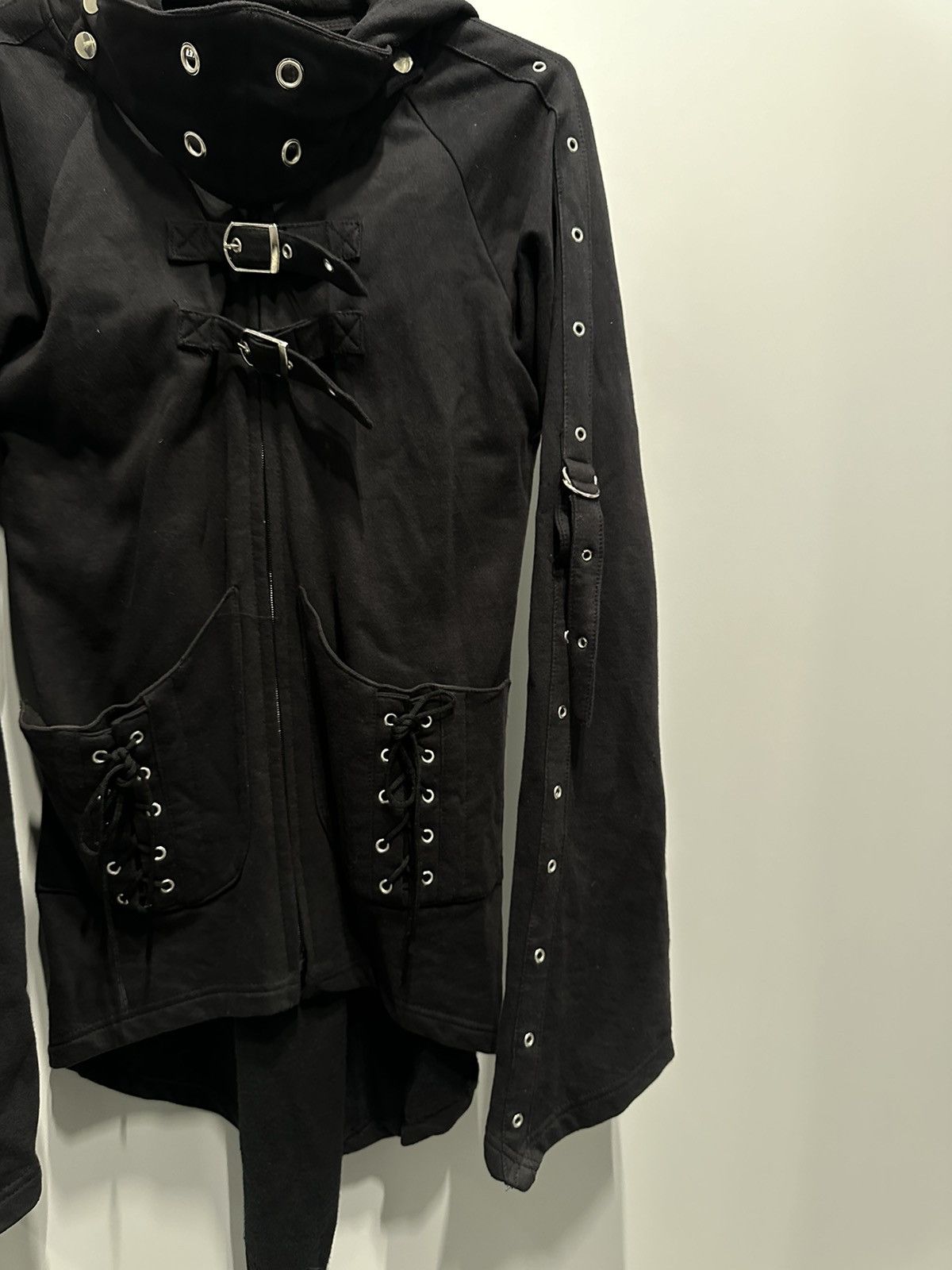 Hysteric Glamour Poizen Industries Gothic Bondage Mask Jacket Avant Garde Size M / US 6-8 / IT 42-44 - 3 Thumbnail