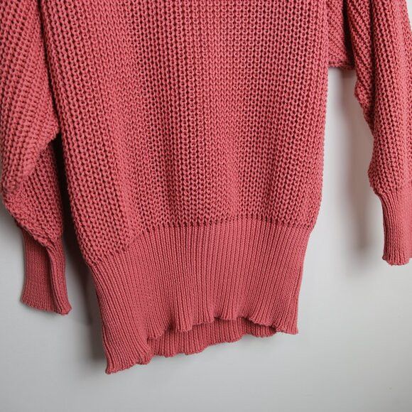 Vintage Vintage Mondi Wool Acrylic Coral Salmon Pink Sweater Sz 36 Size L / US 10 / IT 46 - 3 Thumbnail