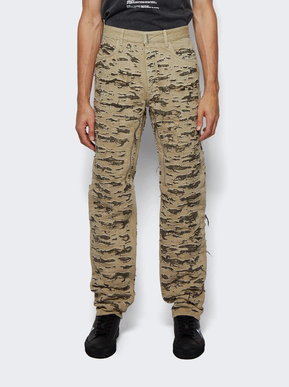 Givenchy o1mle0426 Zipped Slim Fit Denim Trousers in Brown Size US 38 / EU 54 - 3 Thumbnail