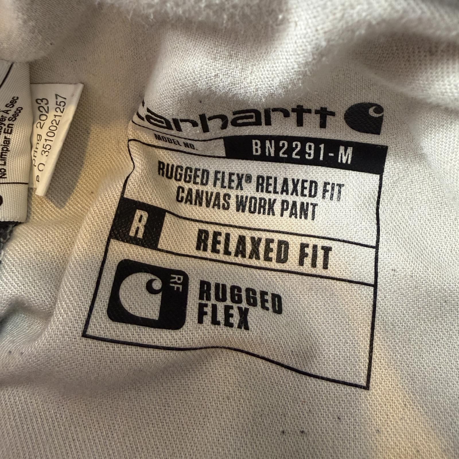Carhartt Carhartt Rugged Flex Relaxed Fit Work Pants Mens 30x32 Black Size US 30 / EU 46 - 6 Thumbnail