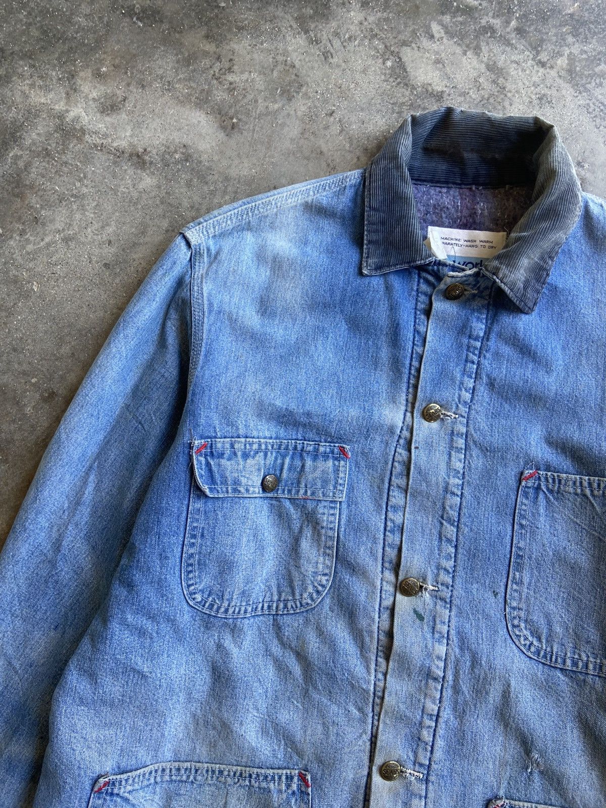 Sears VINTAGE 70s SEARS CHORE JACKET Size US L / EU 52-54 / 3 - 3 Thumbnail