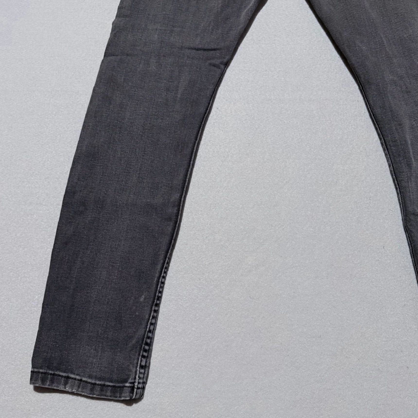 Levi's Levi's Jeans Men Black Skinny Denim Distressed Patches 33x32 - 5-Pocket Design Classic Jeans Size US 33 - 7 Thumbnail
