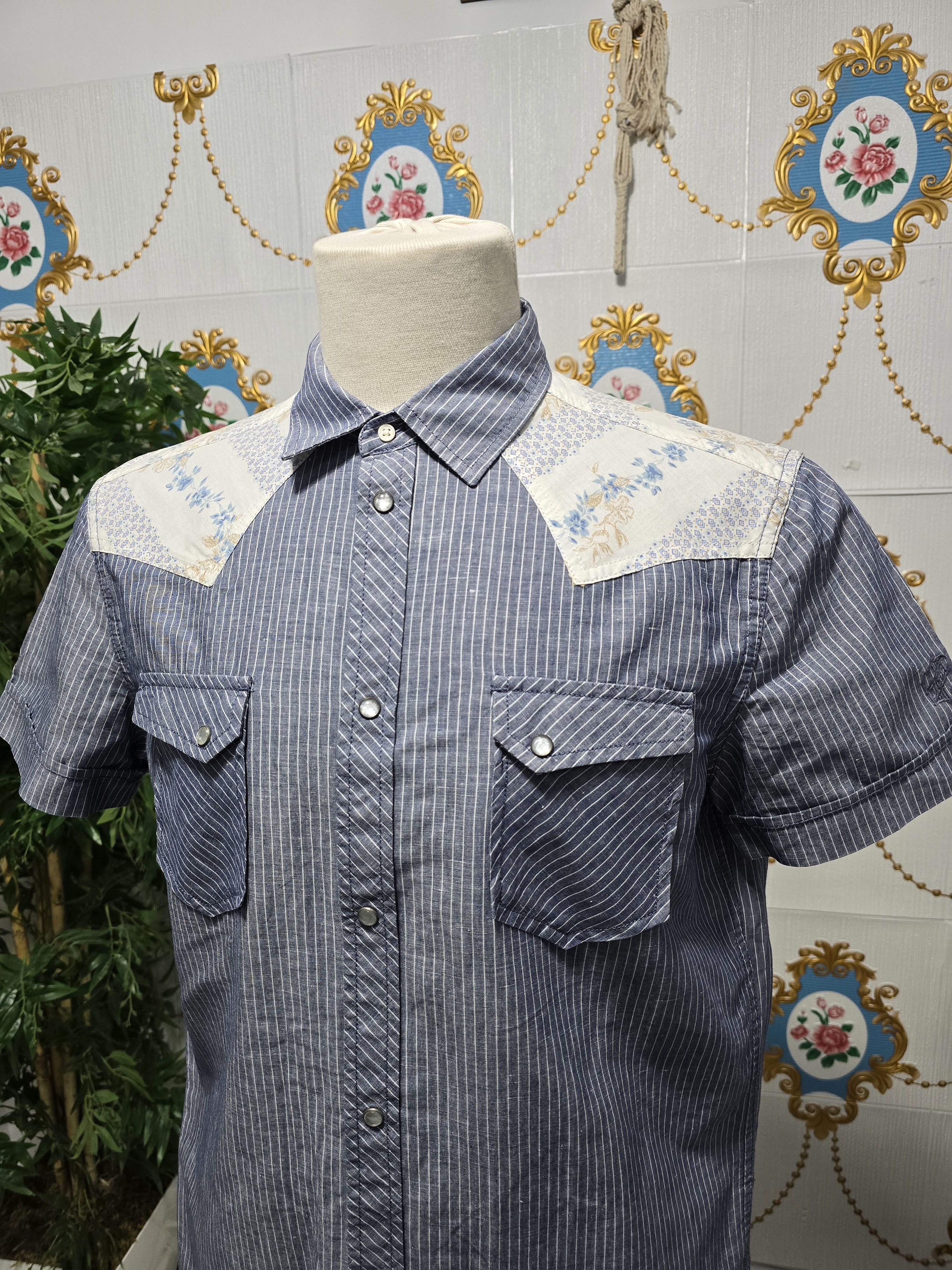 Diesel DIESEL button up shirt VINTAGE size Large Size US L / EU 52-54 / 3 - 2 Thumbnail