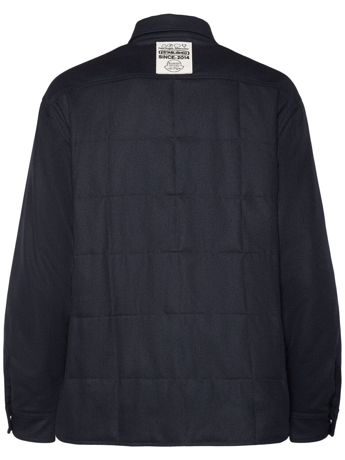 Moncler Genius MONCLER GENIUS $1860 Royal Blue Wool Down Jacket New IT40 Size US XXS / EU 40 - 2 Thumbnail