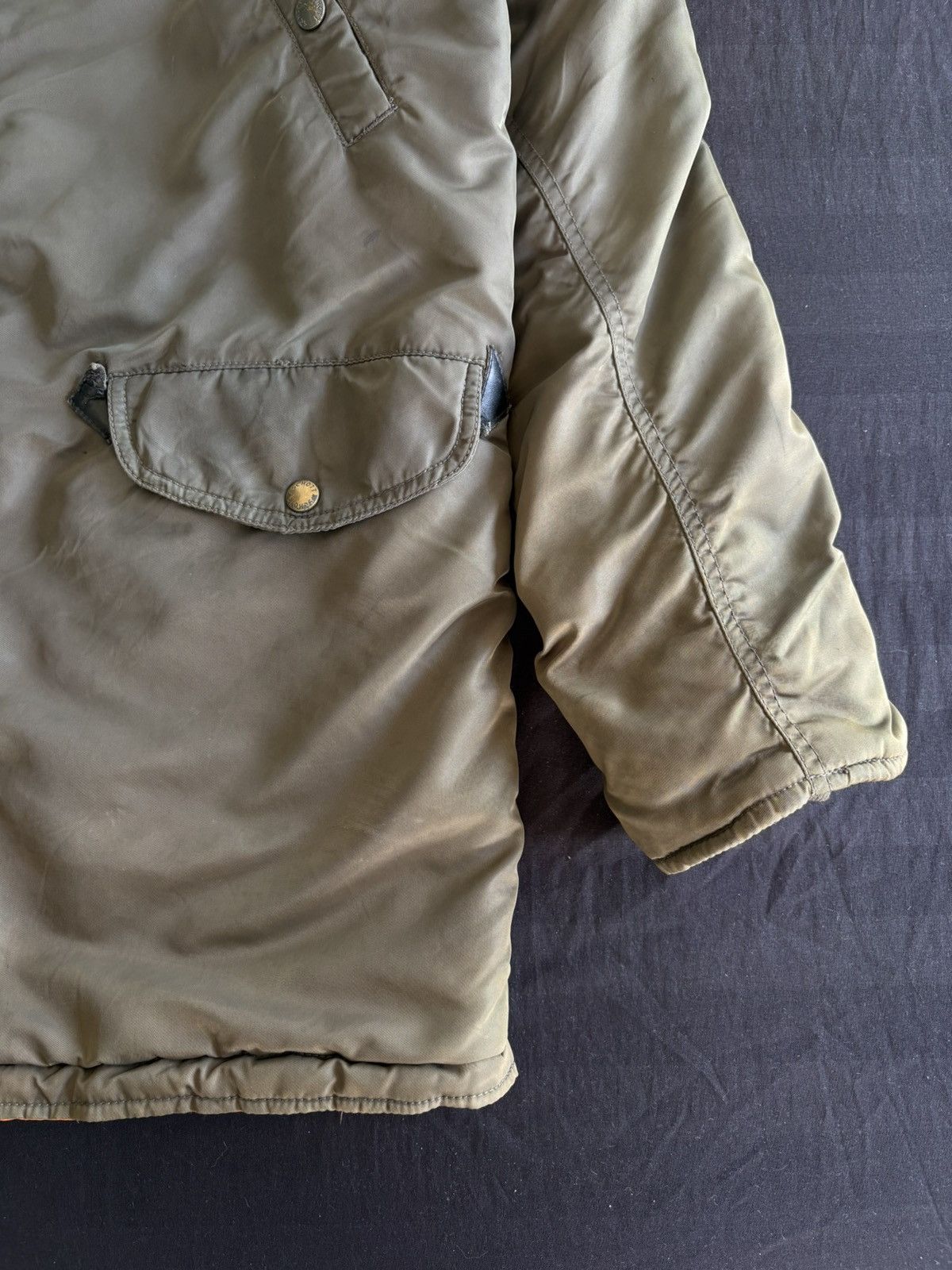 Schott Schott N.Y.C. Olive Green N-3B Snorkel Faux Fur Parka Jacket Size US M / EU 48-50 / 2 - 10 Thumbnail